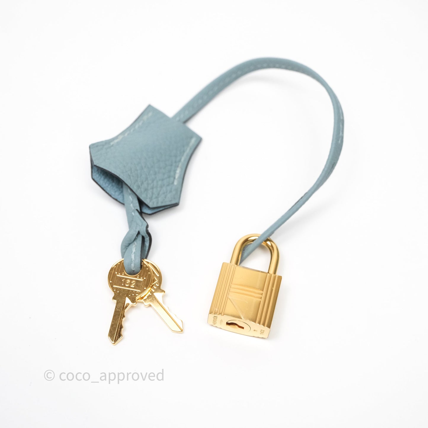 Hermès Birkin 30 Bleu Ciel 7G Togo Gold Hardware