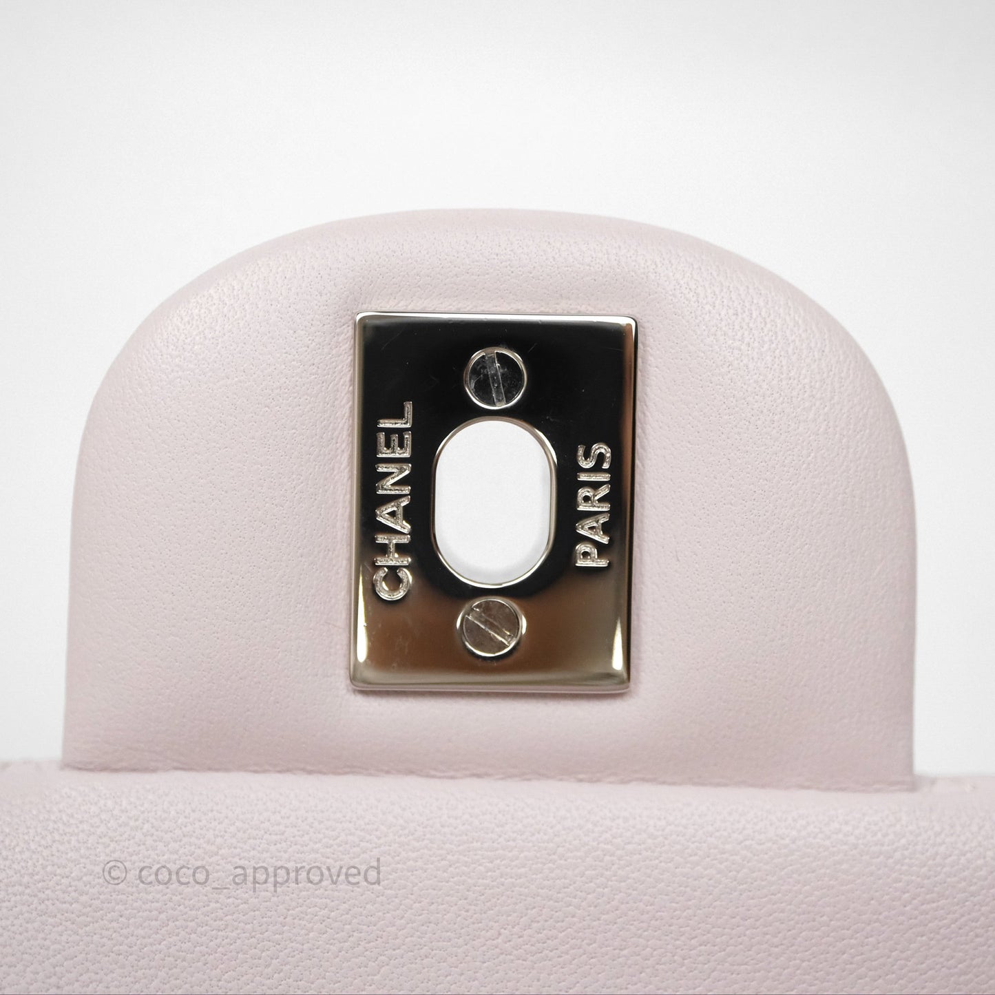 Chanel Small Classic Quilted Flap Lilac Lambskin Silver Hardware