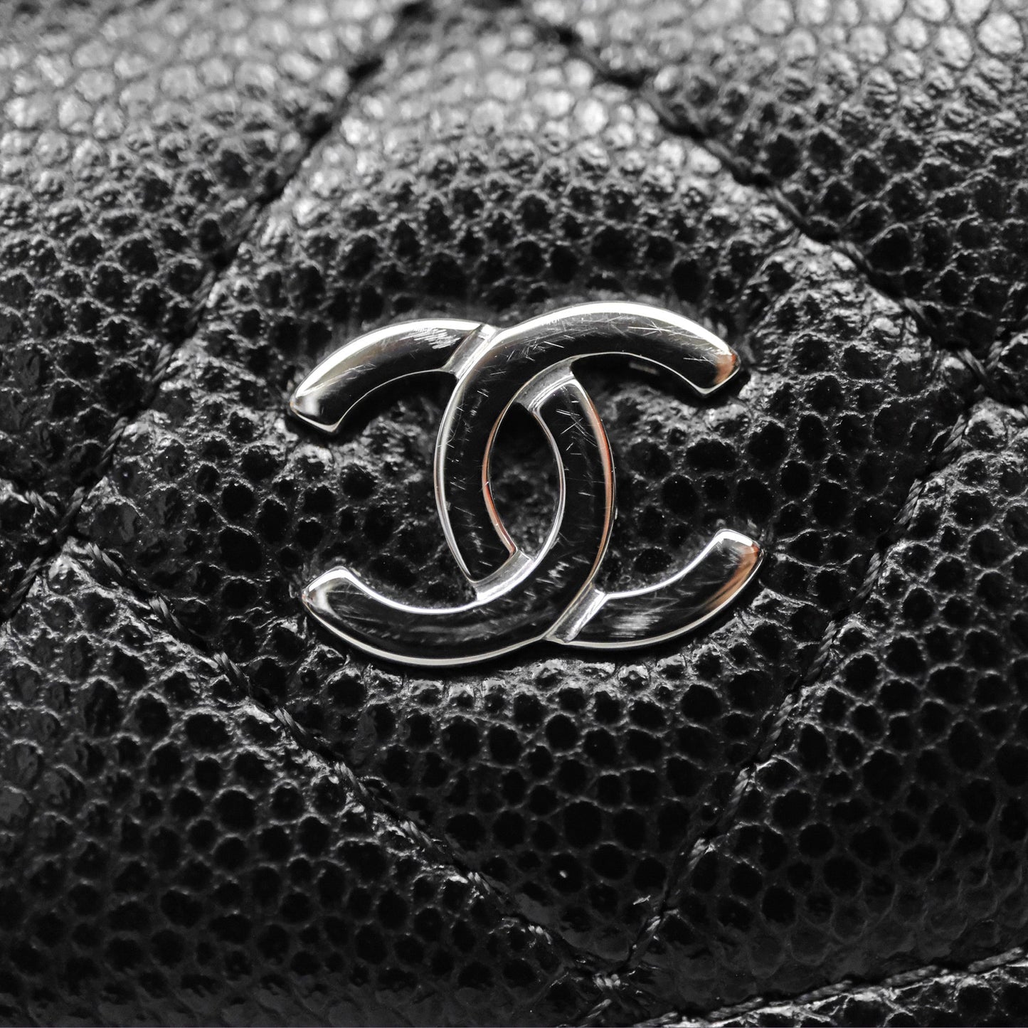 Chanel Classic Mini Backpack Black Caviar Silver Hardware