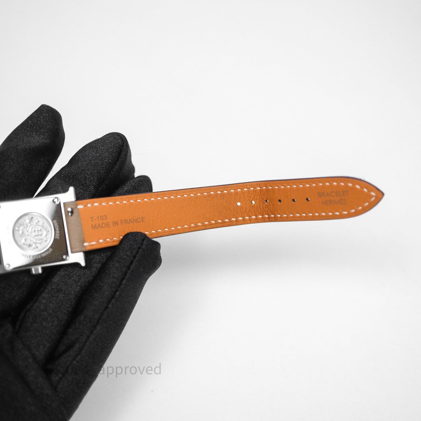 Hermès Heure H Watch Diamond Etoupe Swift Palladium Hardware