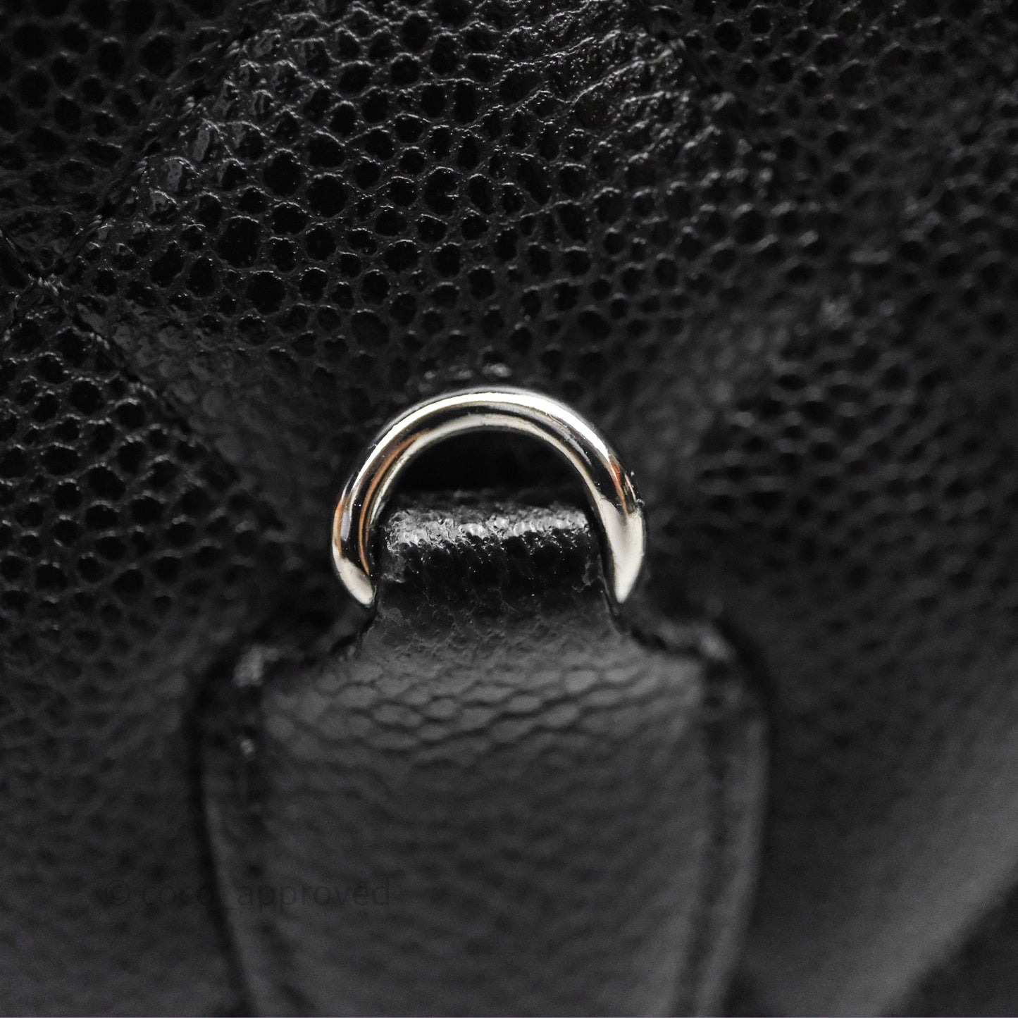 Chanel Classic Mini Backpack Black Caviar Silver Hardware