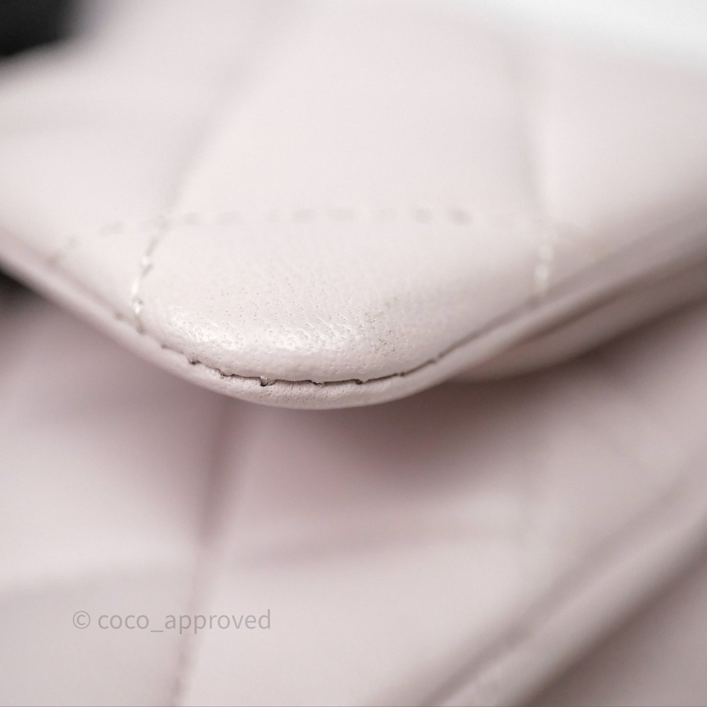Chanel Small Classic Quilted Flap Lilac Lambskin Silver Hardware