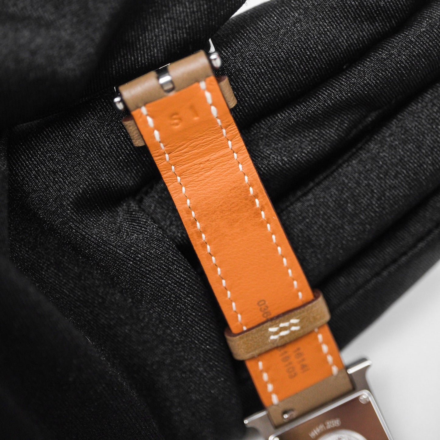 Hermès Heure H Watch Diamond Etoupe Swift Palladium Hardware