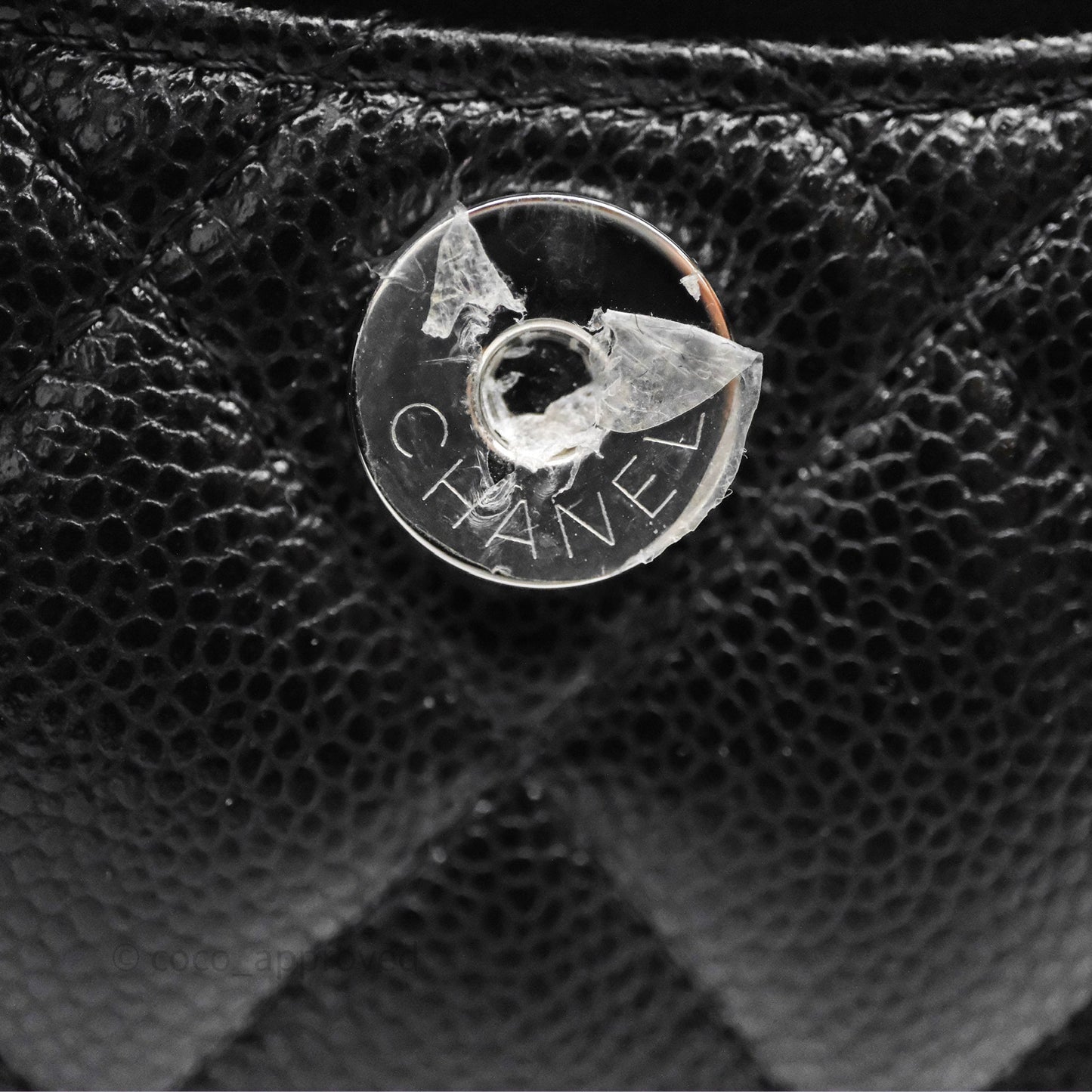 Chanel Classic Mini Backpack Black Caviar Silver Hardware