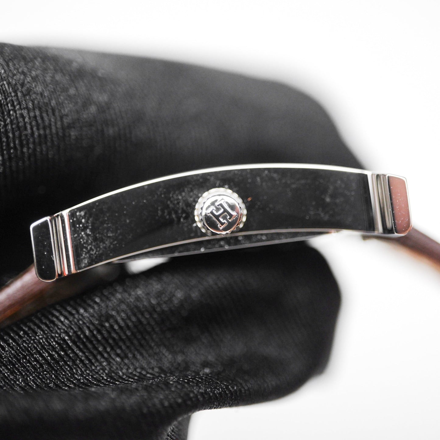Hermès Heure H Watch Diamond Etoupe Swift Palladium Hardware