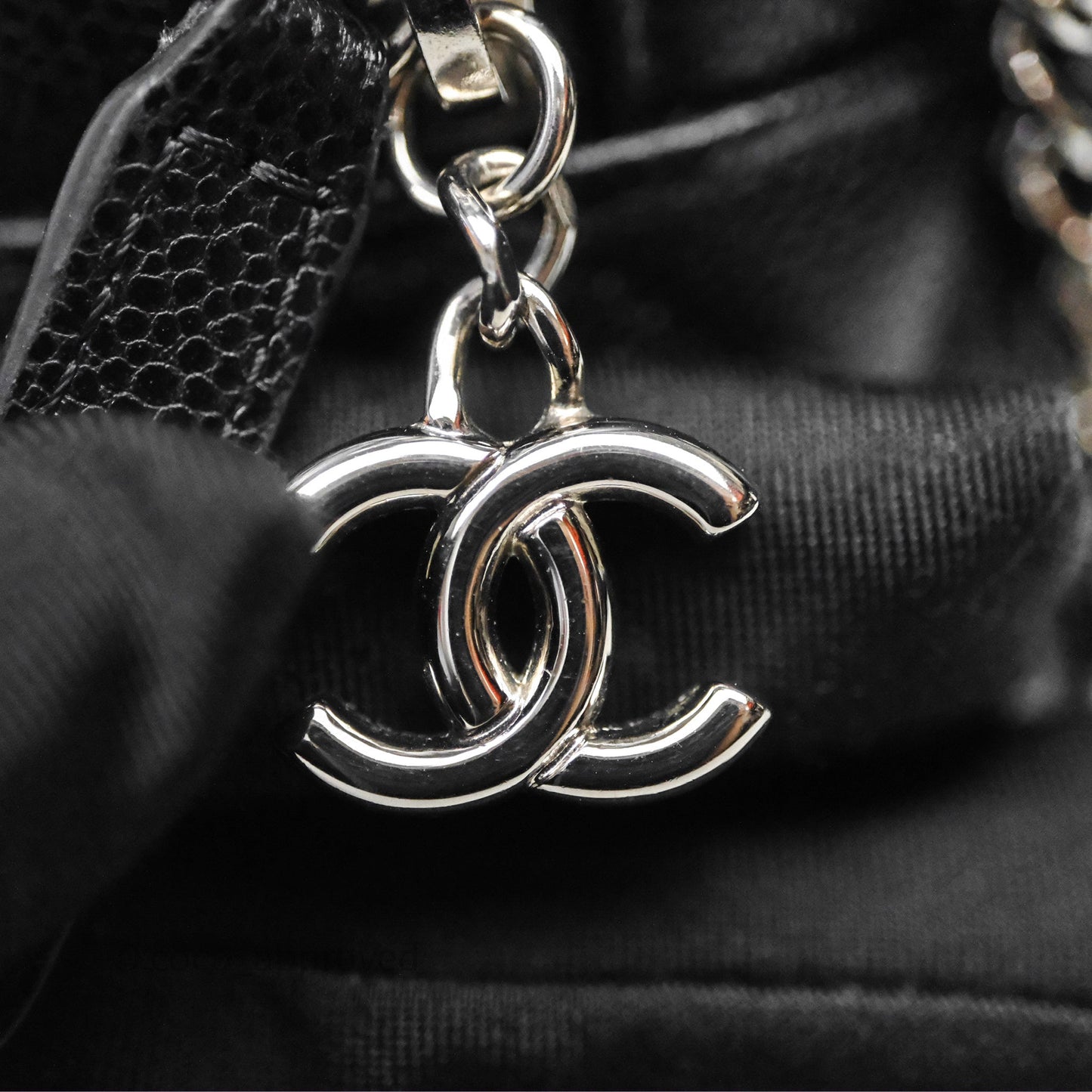 Chanel Classic Mini Backpack Black Caviar Silver Hardware