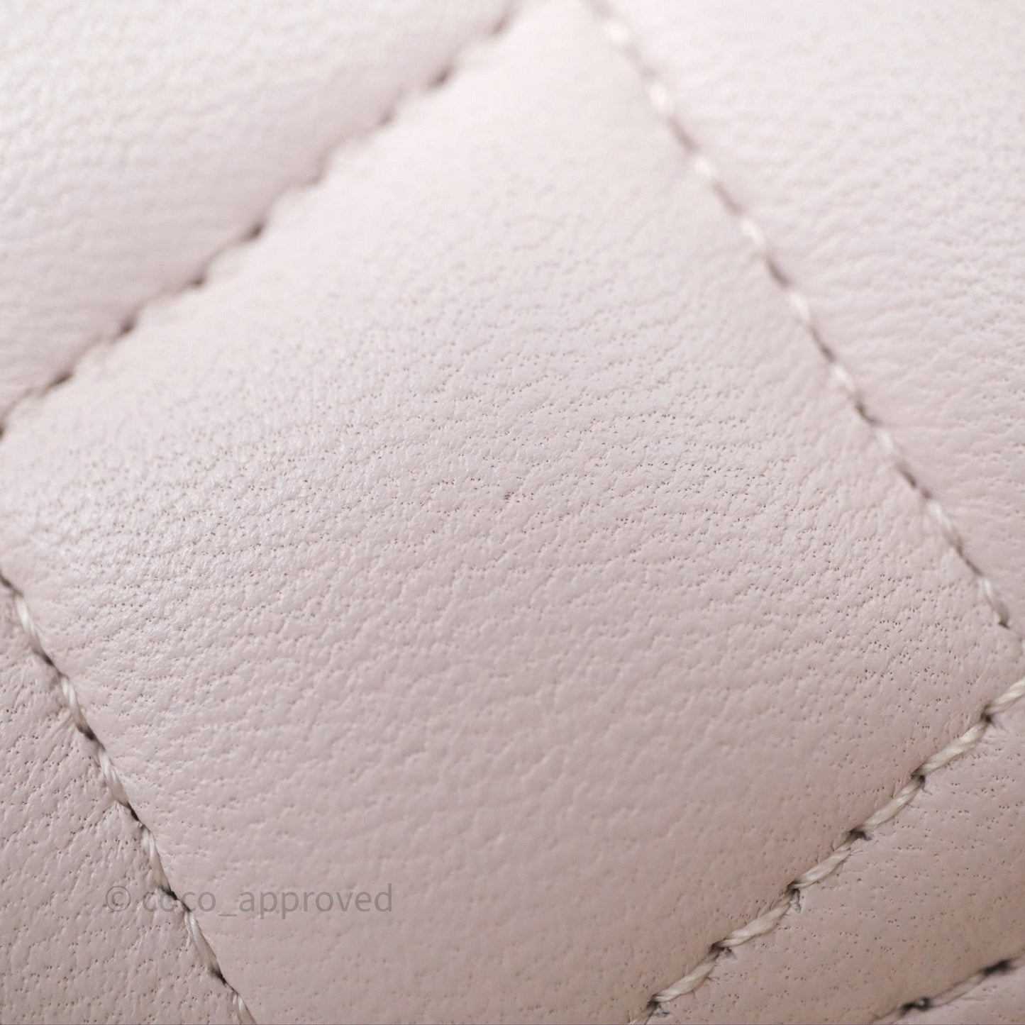 Chanel Small Classic Quilted Flap Lilac Lambskin Silver Hardware