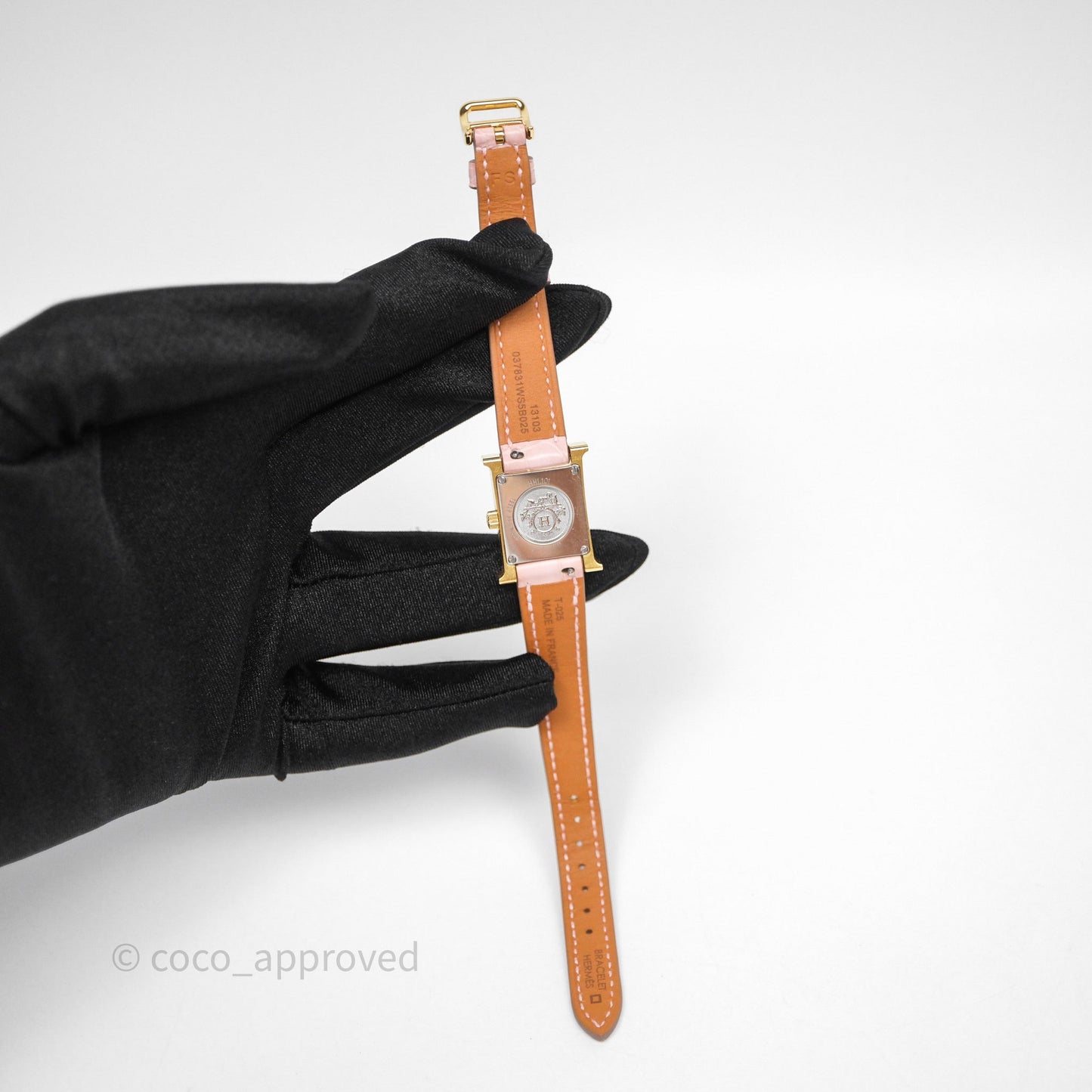 Hermès Heure H TPM Watch Alligator Gold Hardware
