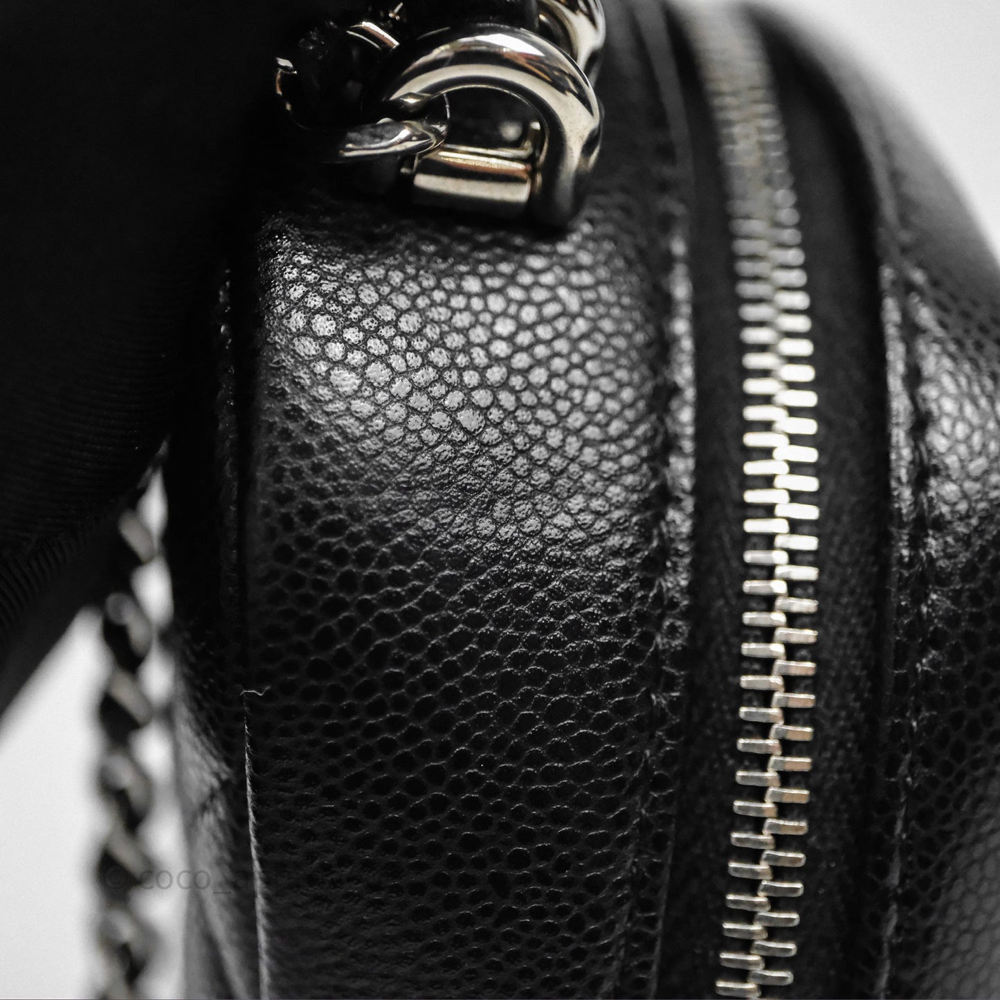 Chanel Classic Mini Backpack Black Caviar Silver Hardware