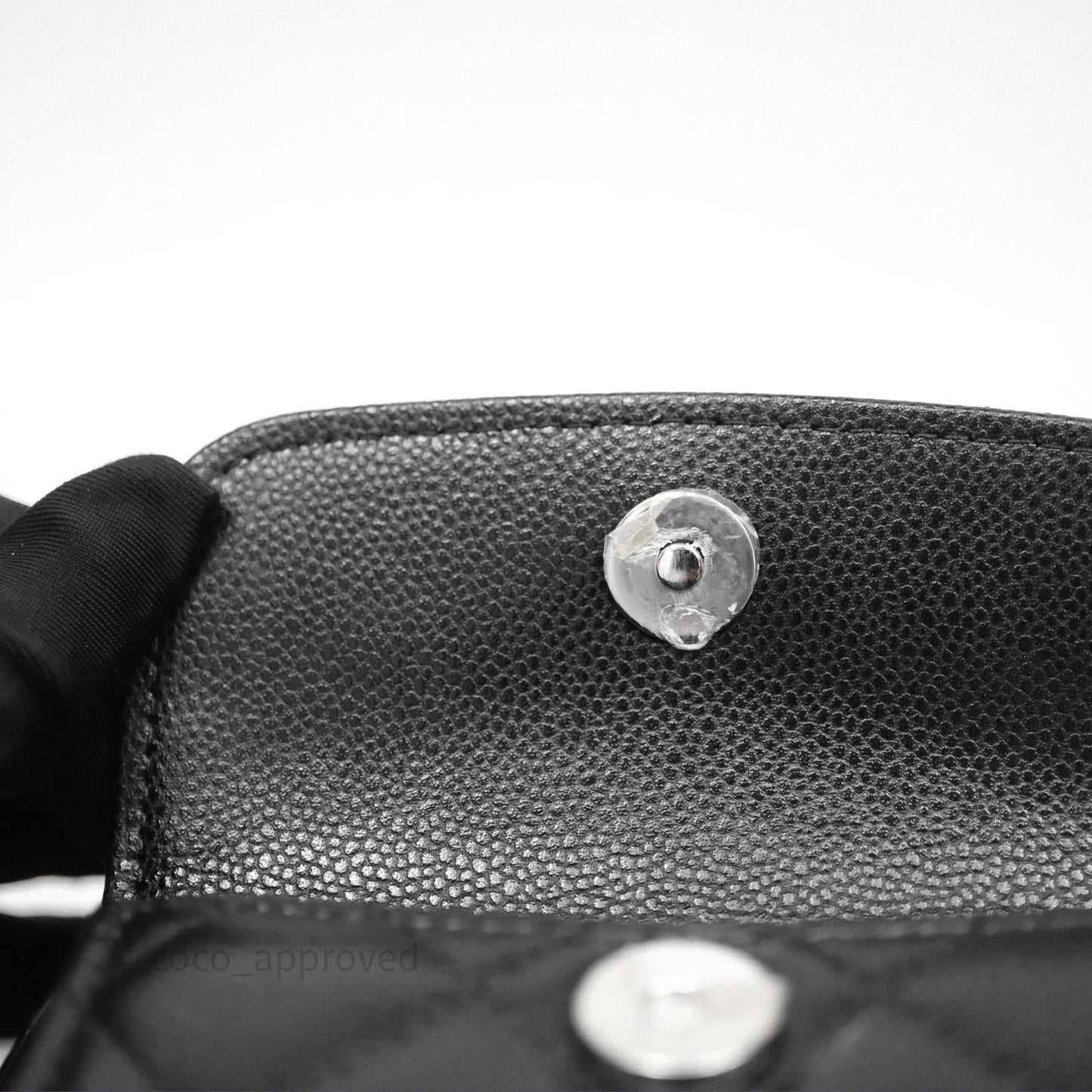 Chanel Classic Mini Backpack Black Caviar Silver Hardware