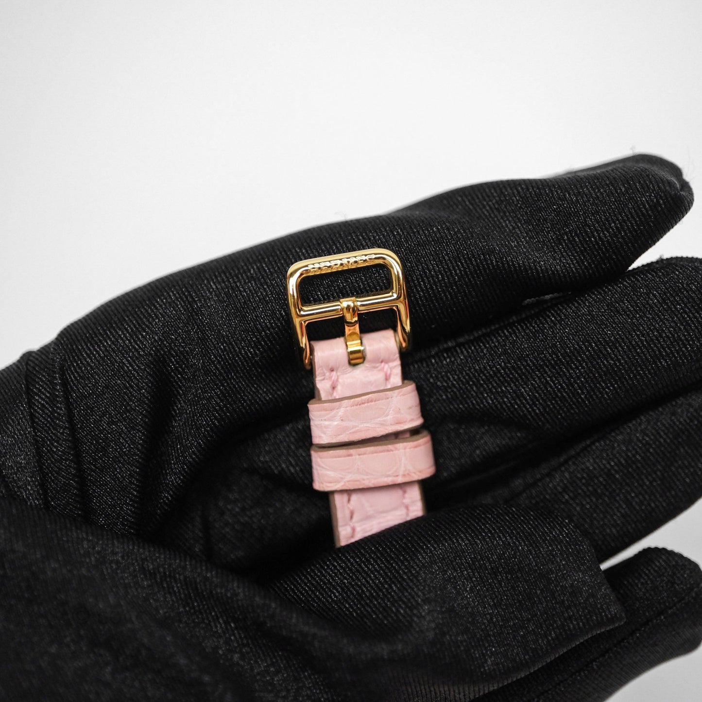 Hermès Heure H TPM Watch Alligator Gold Hardware