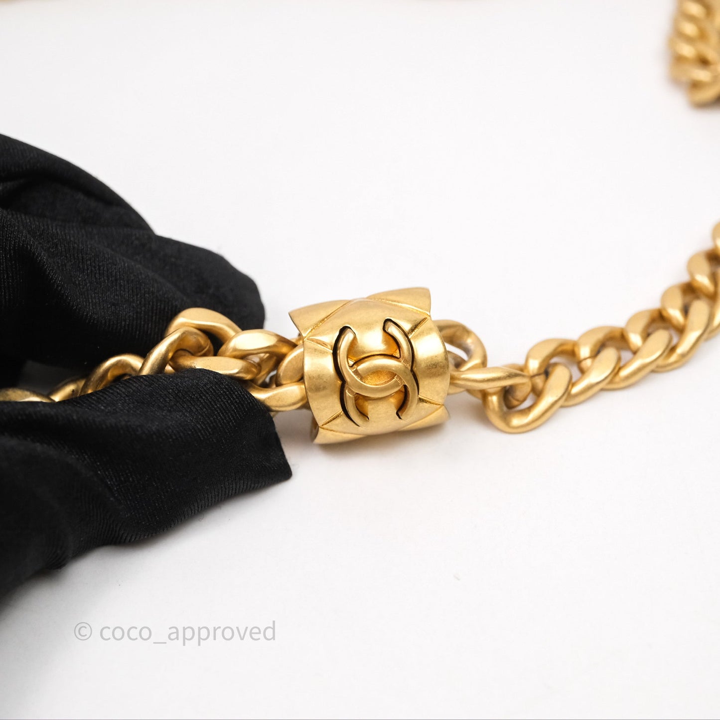 Chanel Small All Slide Adjustable Chain Flap Bag Dark Brown Lambskin Aged Gold Hardware