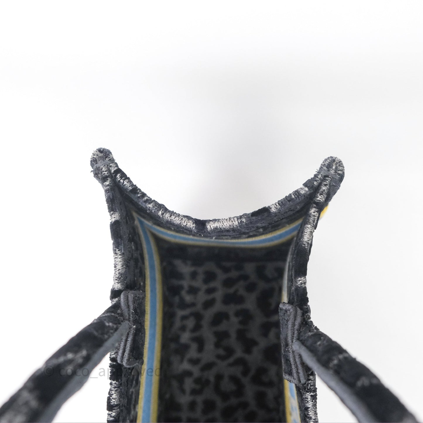 Christian Dior Christian Dior Leopard Velvet Book Tote