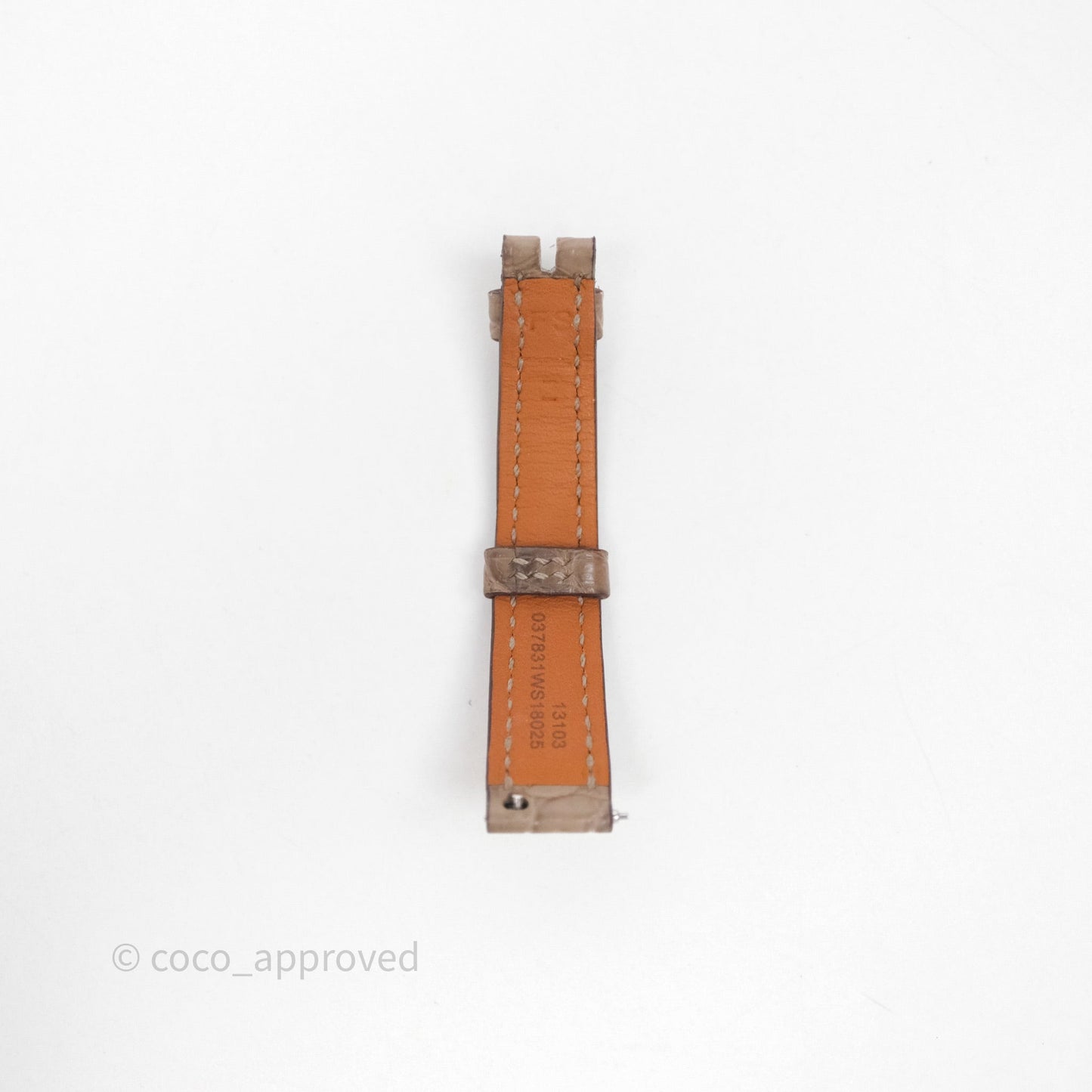 Hermès Heure H TPM Watch Alligator Gold Hardware