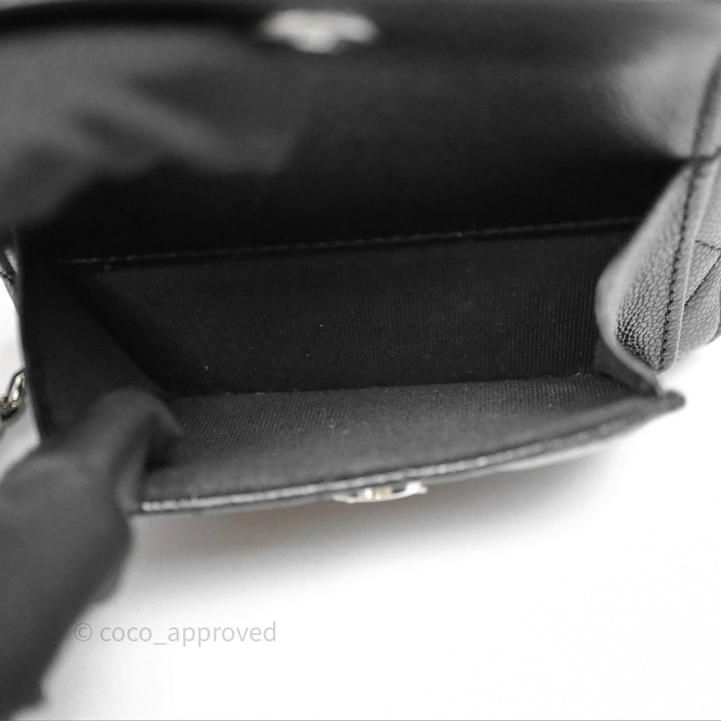 Chanel Classic Mini Backpack Black Caviar Silver Hardware