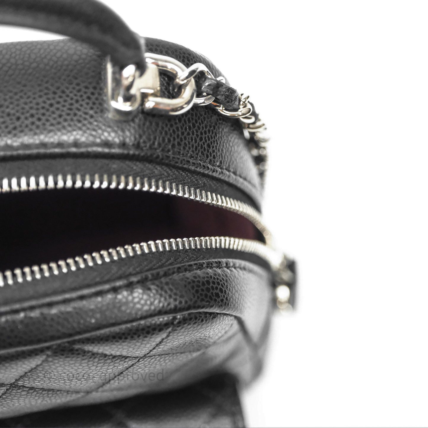 Chanel Classic Mini Backpack Black Caviar Silver Hardware