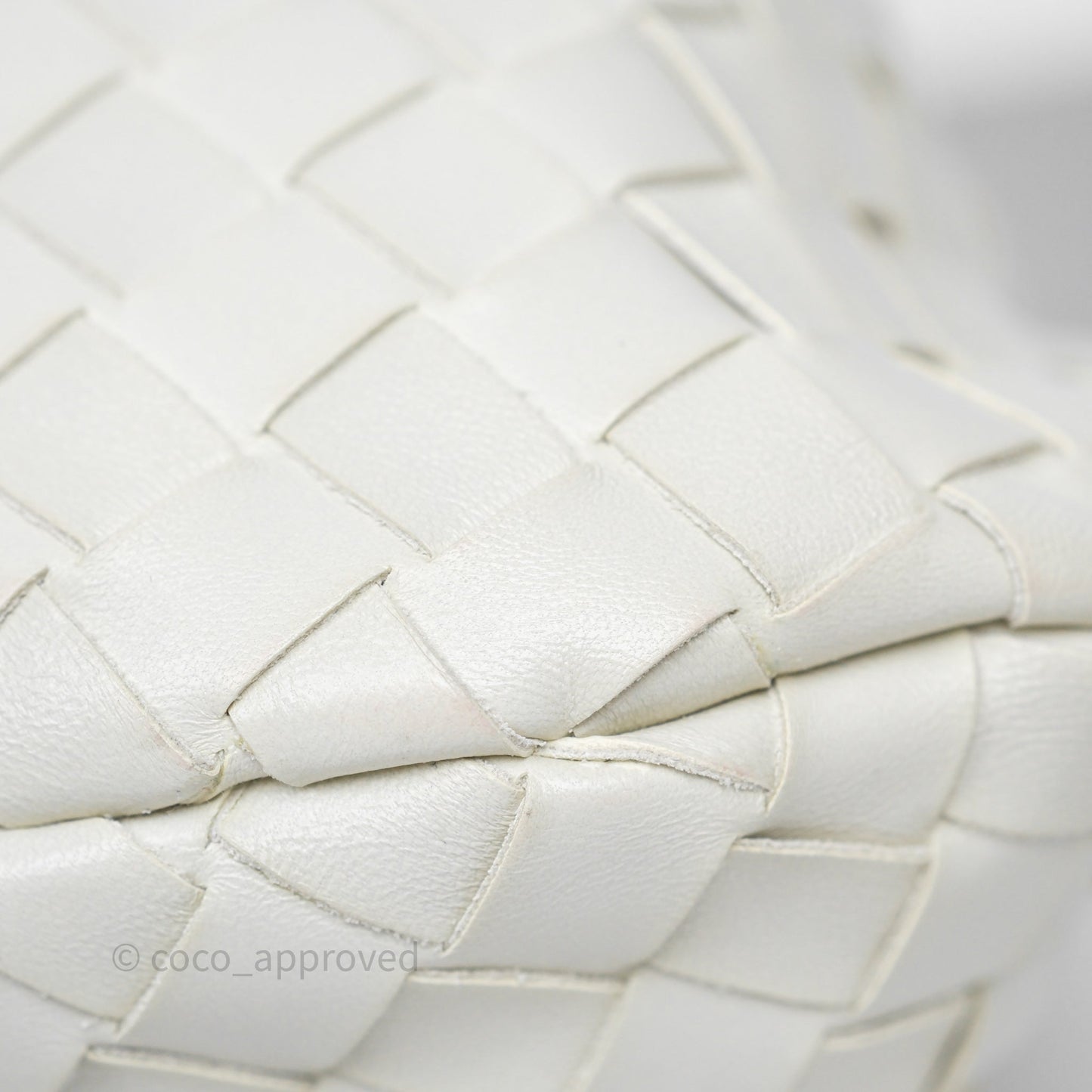 Bottega Veneta Small Turn Pouch Nappa Intrecciato White