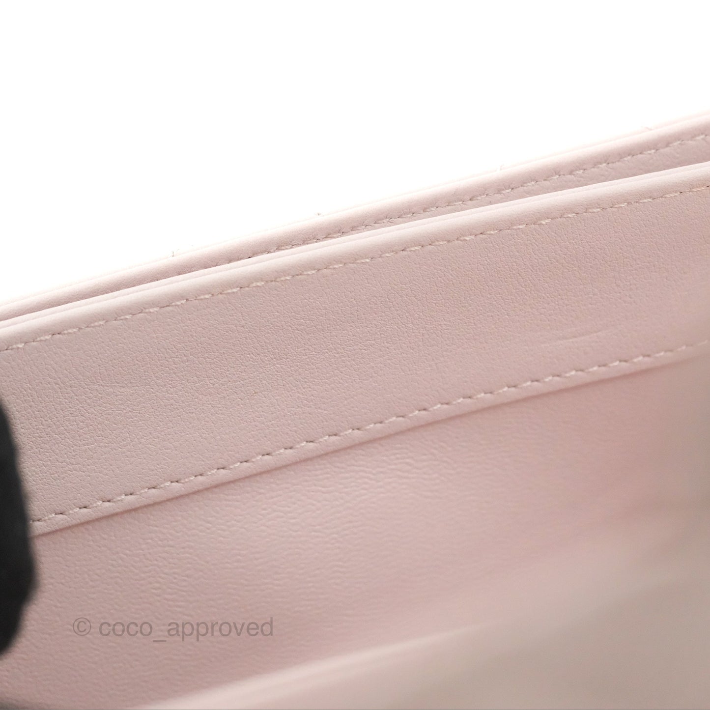 Chanel Small Coco Lady Quilted Flap Bag With Top Handle Light Pink Calfskin Gold Hardware