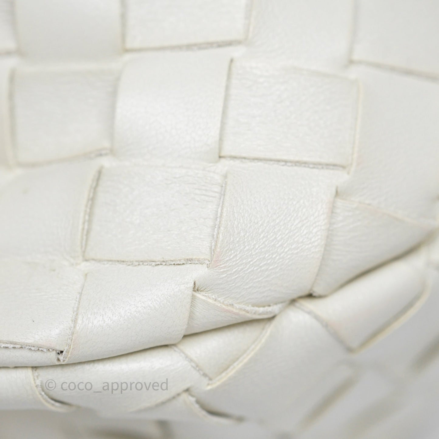 Bottega Veneta Small Turn Pouch Nappa Intrecciato White