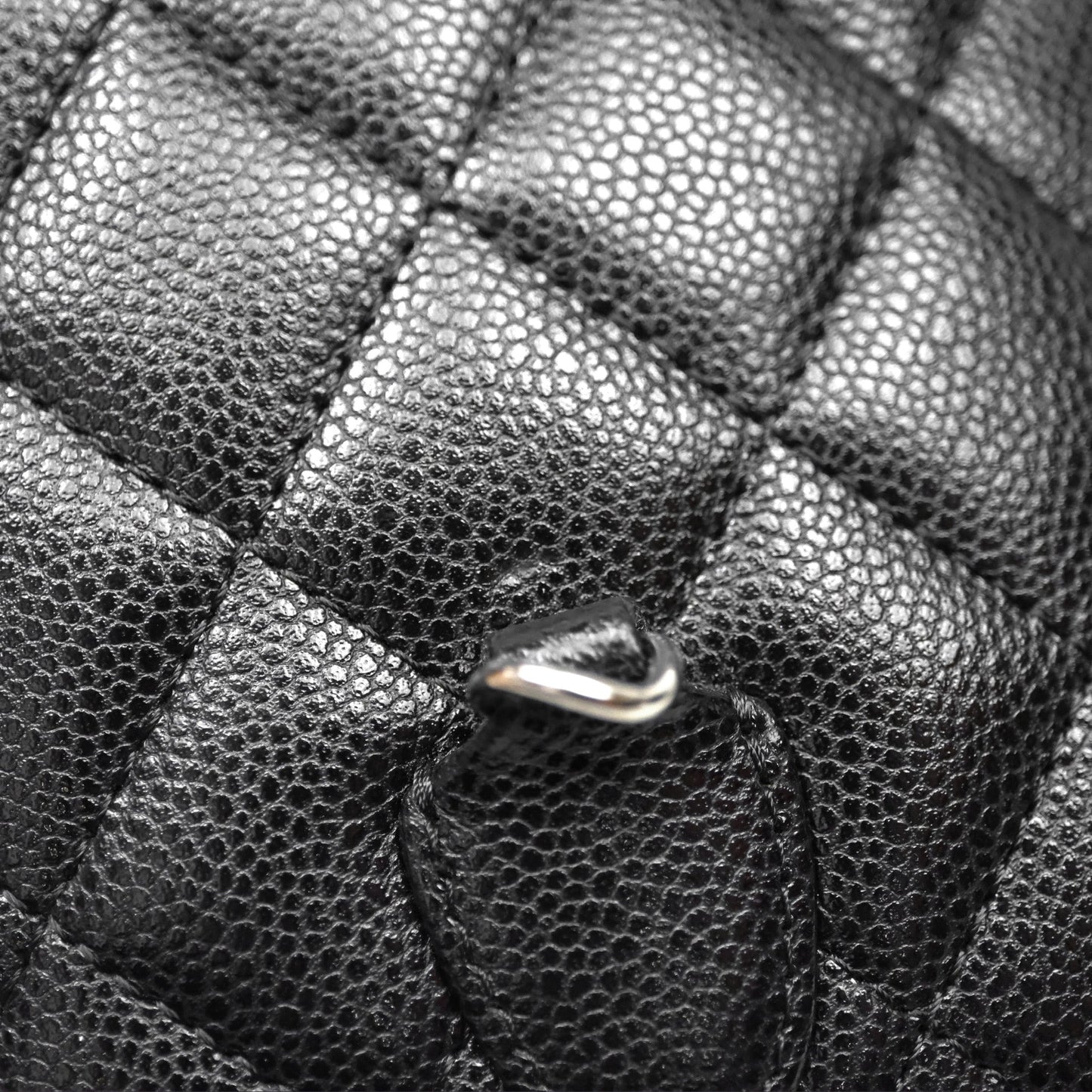 Chanel Classic Mini Backpack Black Caviar Silver Hardware