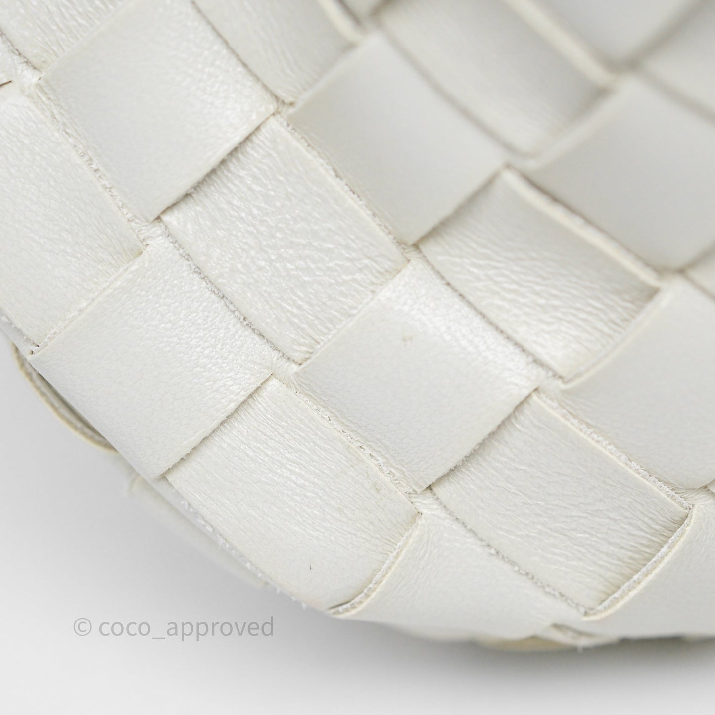 Bottega Veneta Small Turn Pouch Nappa Intrecciato White
