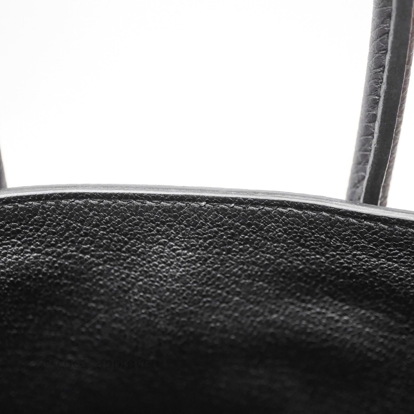 Hermes Birkin 25 Black Noir 89 Togo Gold Hardware