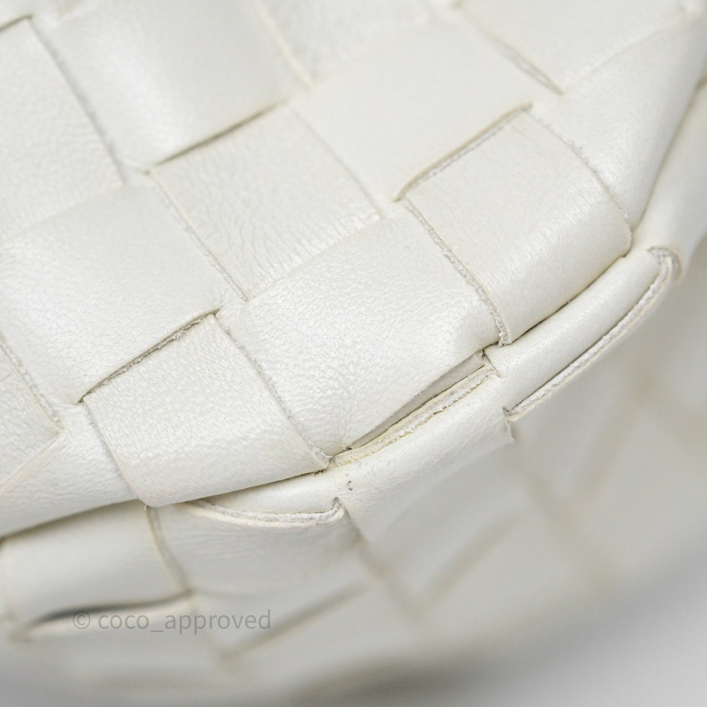 Bottega Veneta Small Turn Pouch Nappa Intrecciato White