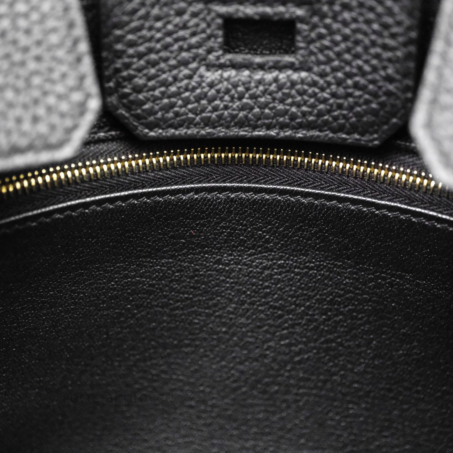 Hermes Birkin 25 Black Noir 89 Togo Gold Hardware