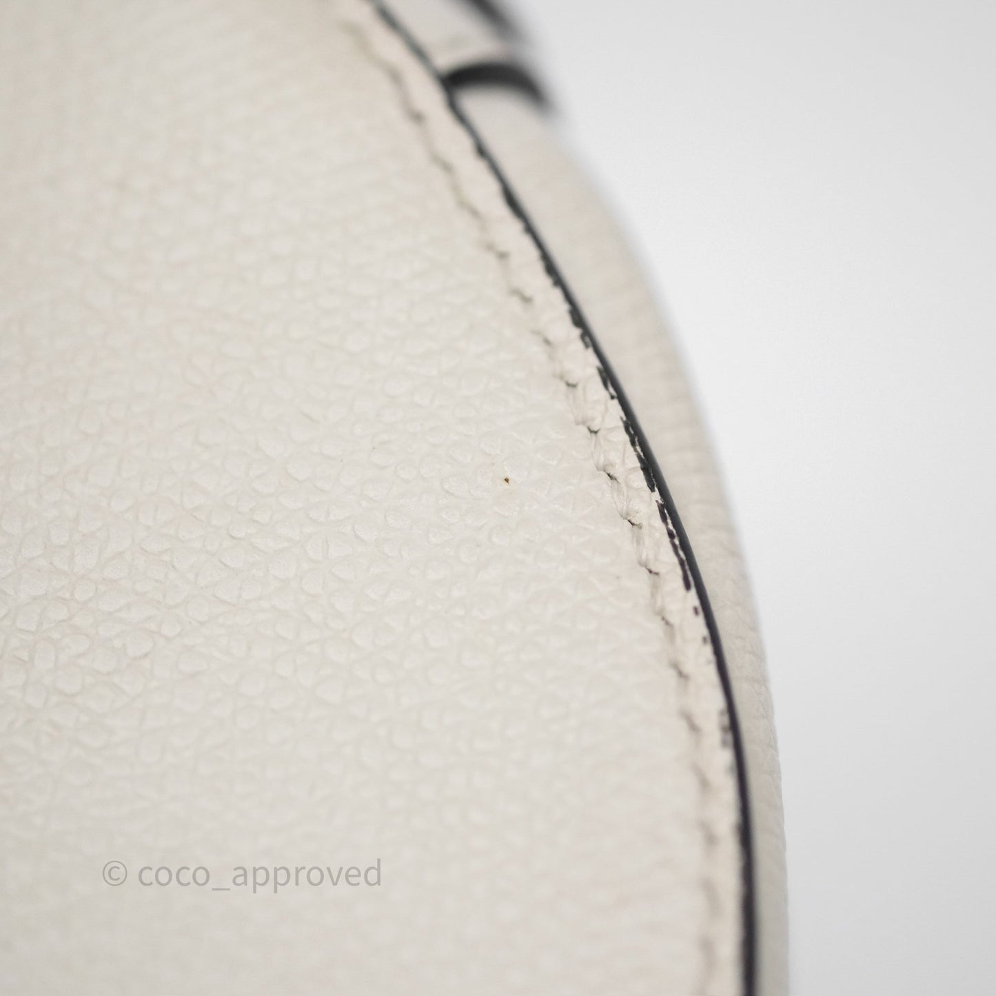 Christian Dior Mini Saddle Bag White Grained Calfskin Gold Hardware