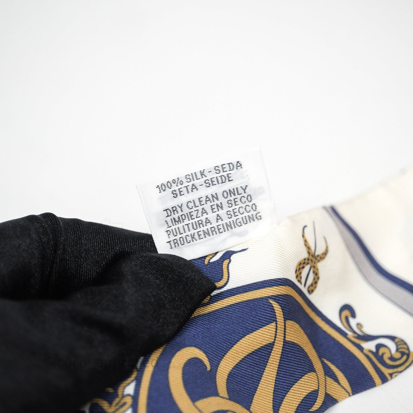Hermes Ex-Libris Silk Twilly