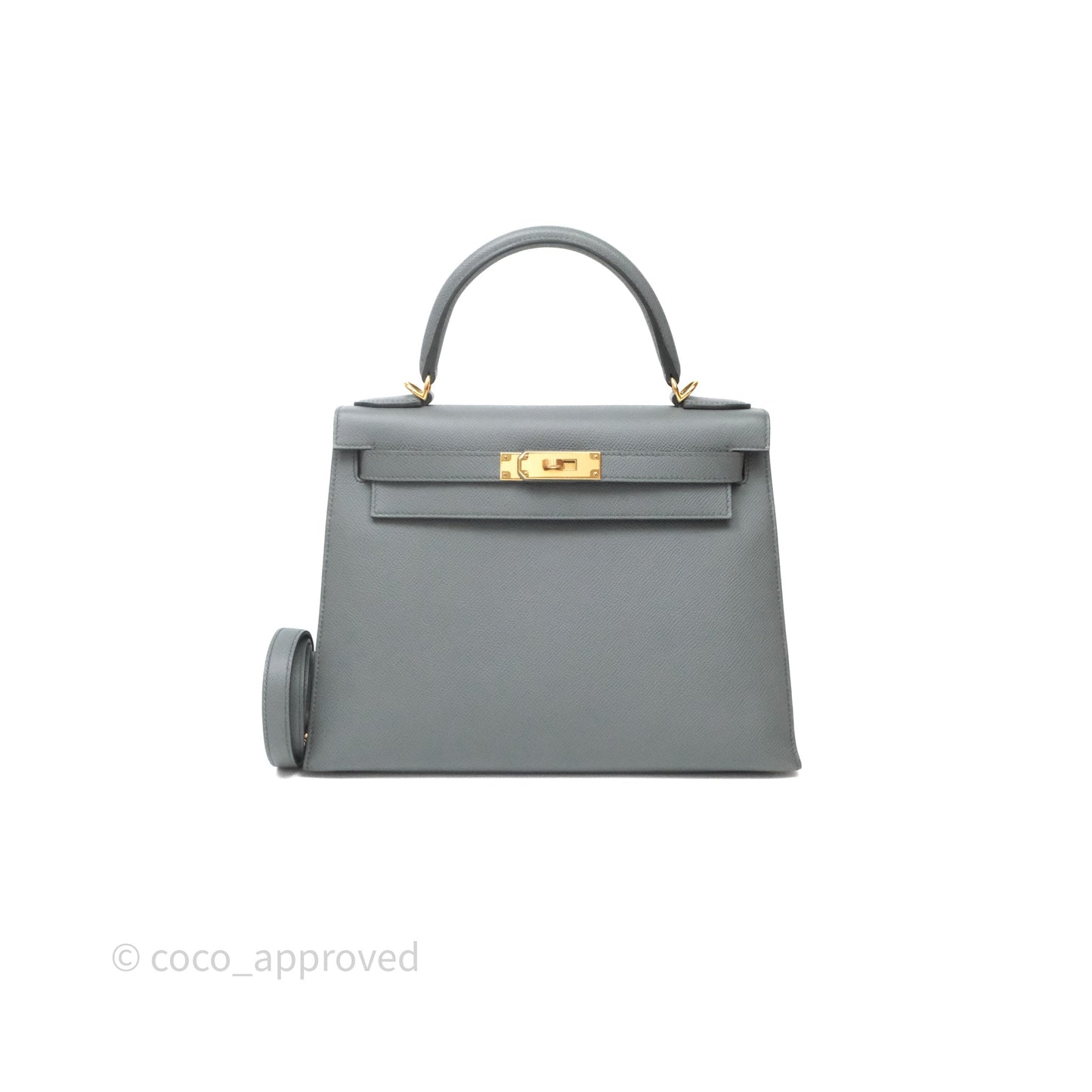 Hermès Kelly 28 Sellier Vert Amanda 63 Epsom Gold Hardware