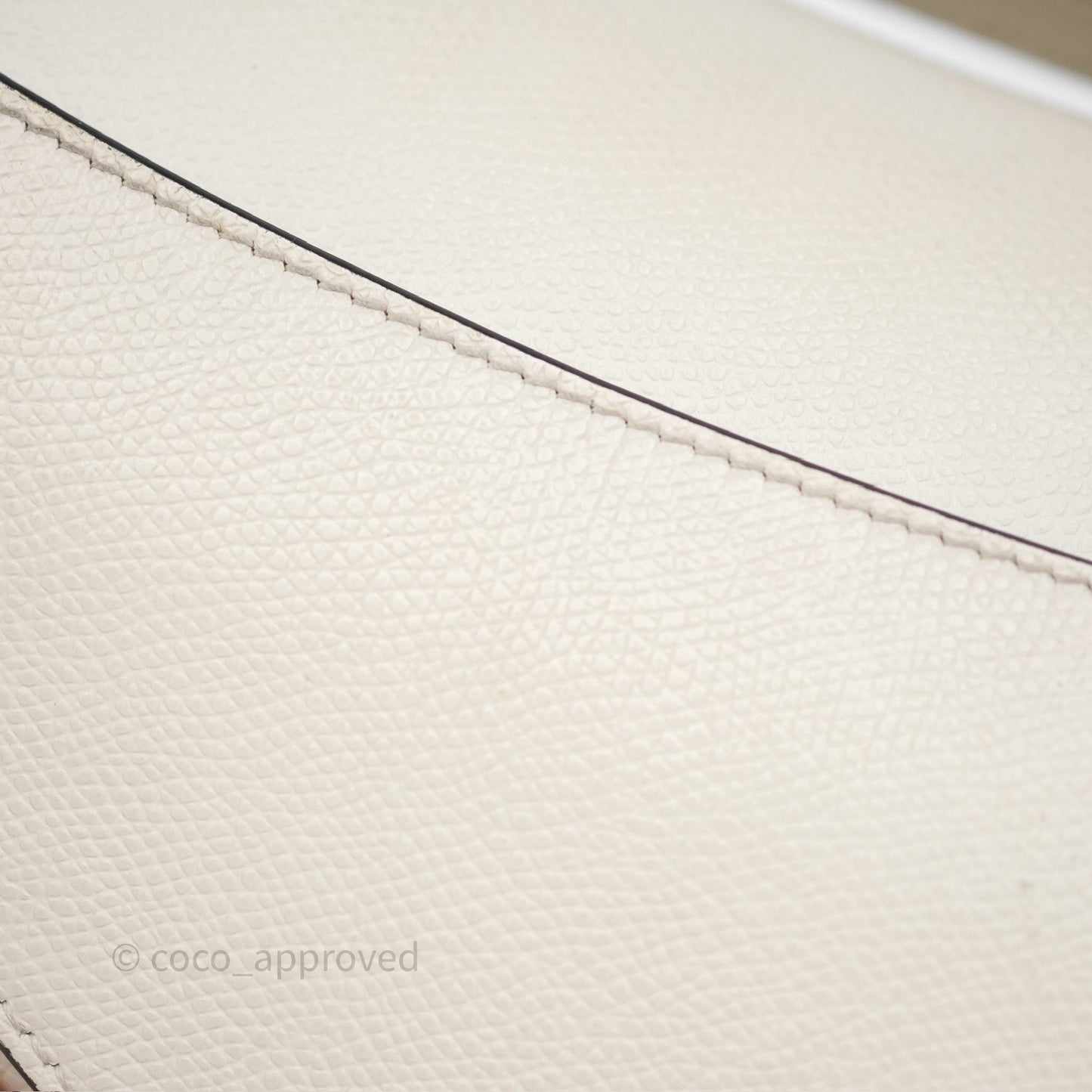 Christian Dior Mini Saddle Bag White Grained Calfskin Gold Hardware