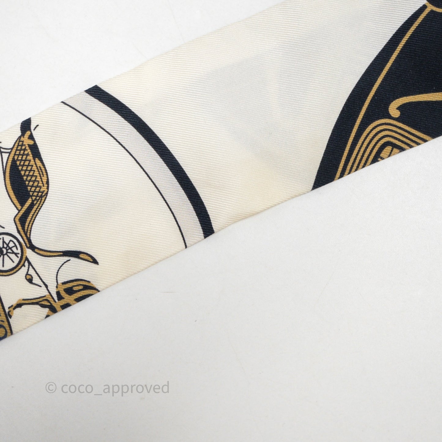 Hermes Ex-Libris Silk Twilly