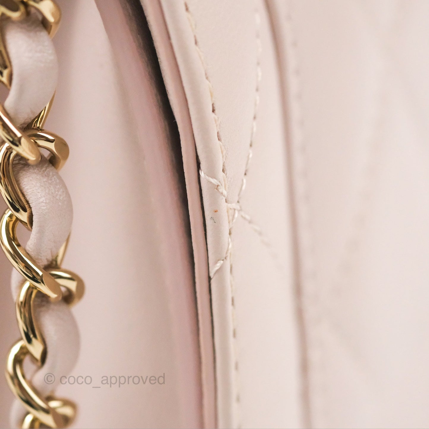 Chanel Small Coco Lady Quilted Flap Bag With Top Handle Light Pink Calfskin Gold Hardware