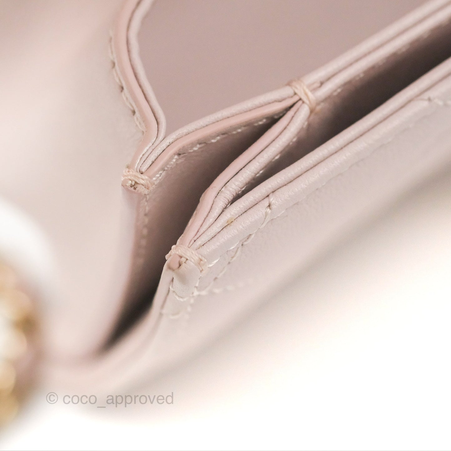 Chanel Small Coco Lady Quilted Flap Bag With Top Handle Light Pink Calfskin Gold Hardware