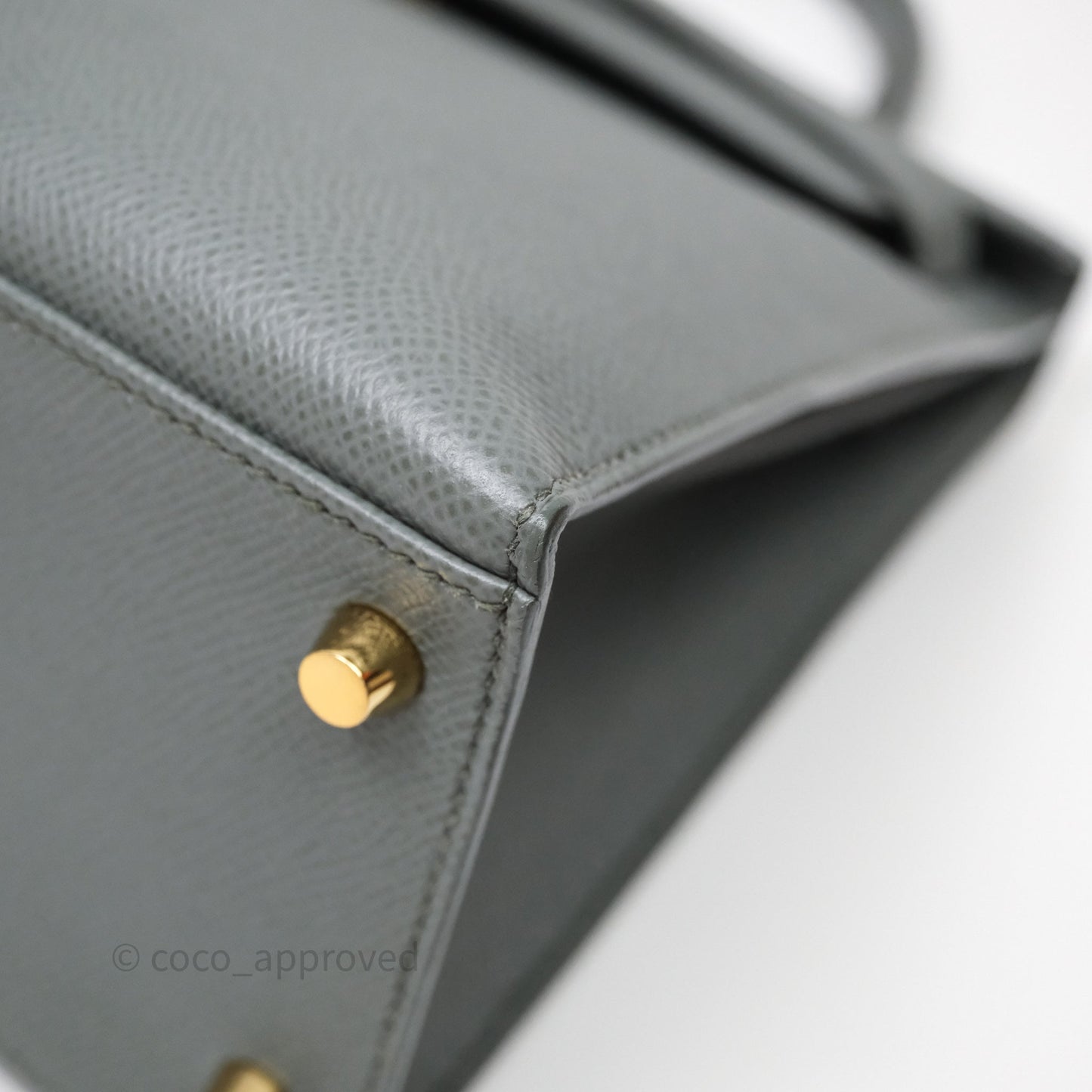 Hermès Kelly 28 Sellier Vert Amanda 63 Epsom Gold Hardware
