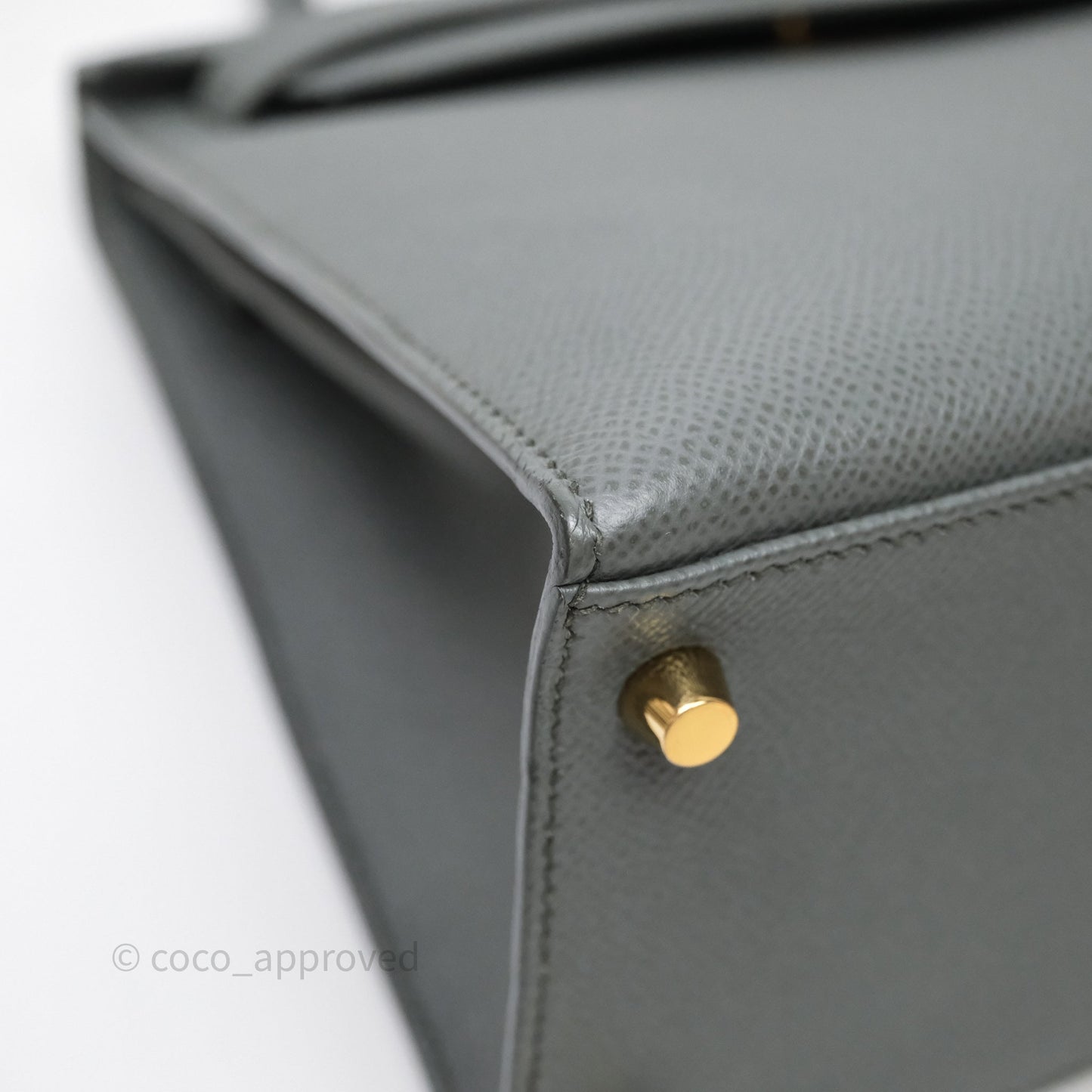 Hermès Kelly 28 Sellier Vert Amanda 63 Epsom Gold Hardware