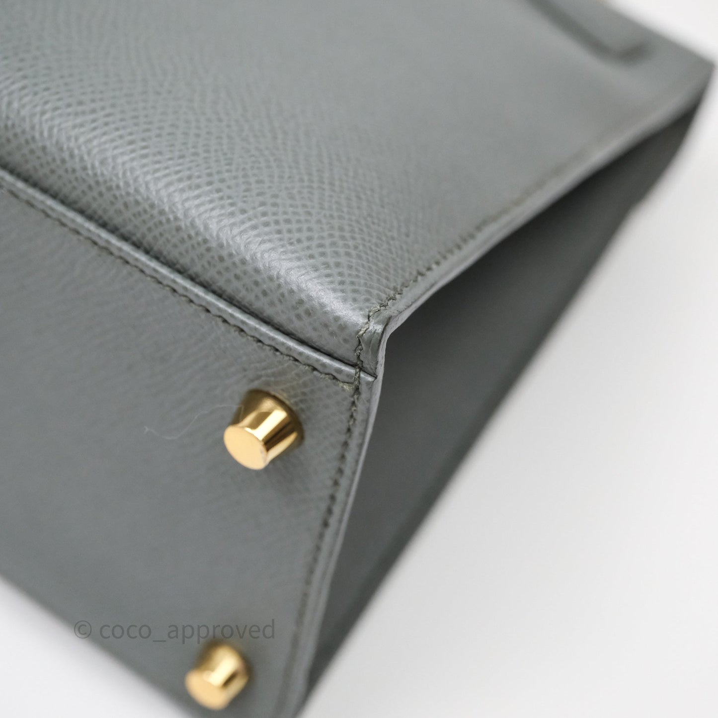 Hermès Kelly 28 Sellier Vert Amanda 63 Epsom Gold Hardware
