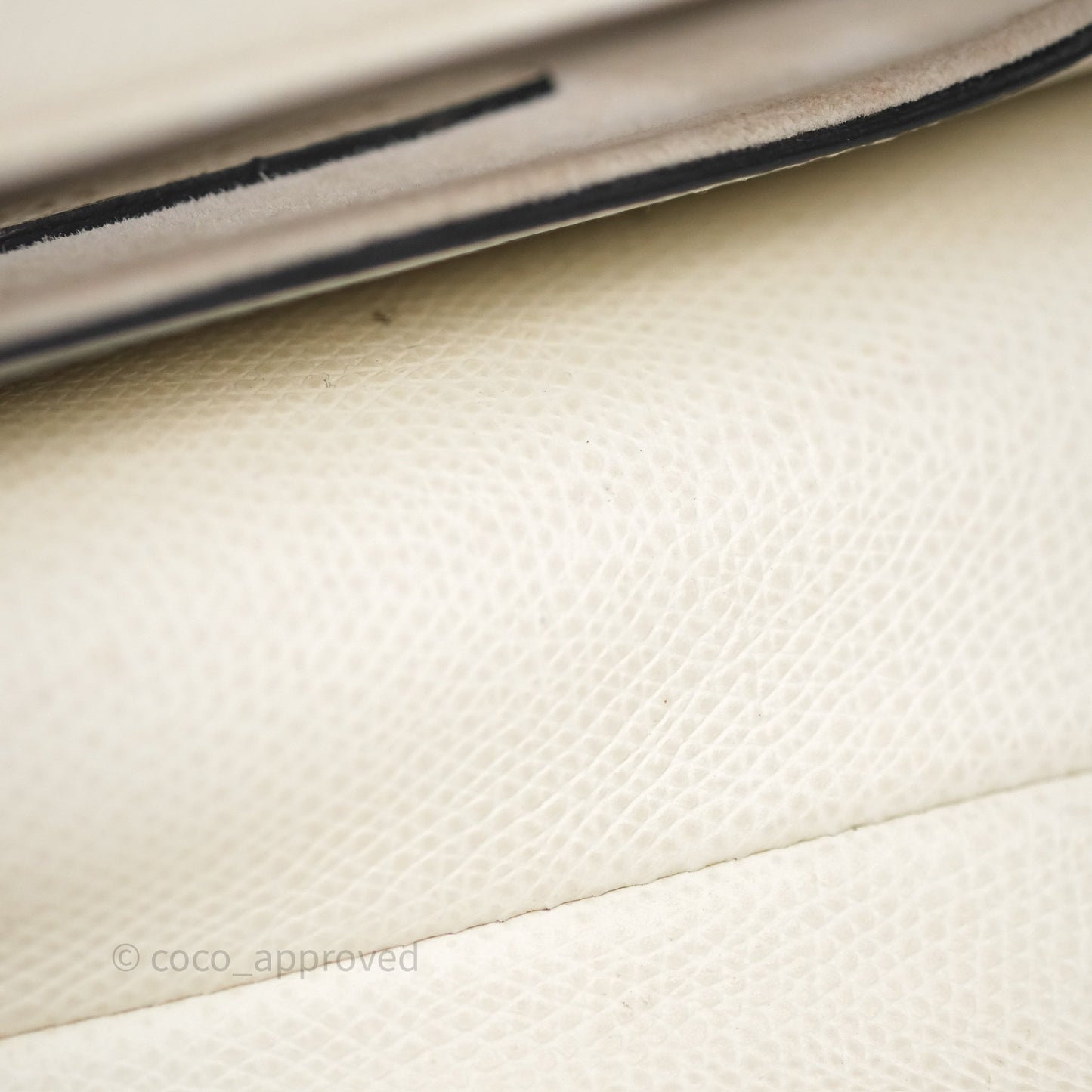 Christian Dior Mini Saddle Bag White Grained Calfskin Gold Hardware