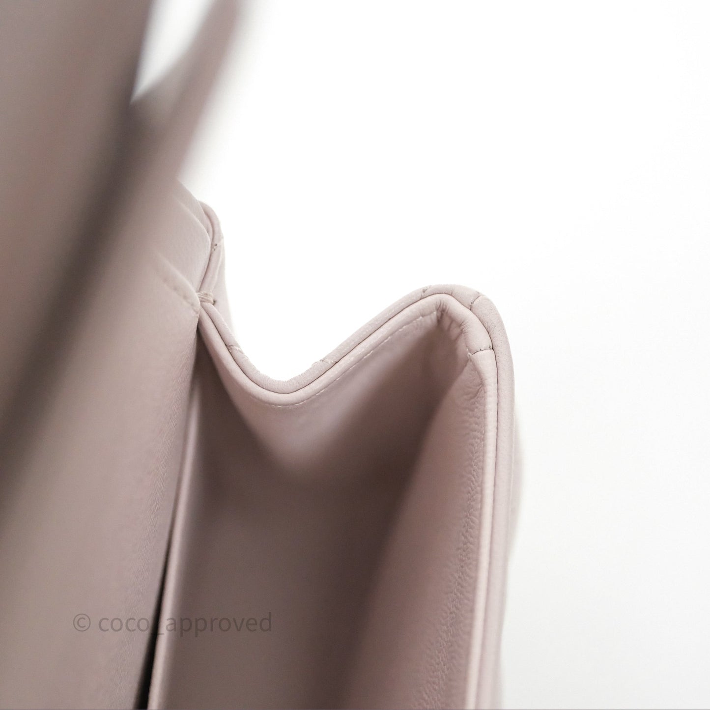 Chanel Small Classic Quilted Flap Lilac Lambskin Silver Hardware
