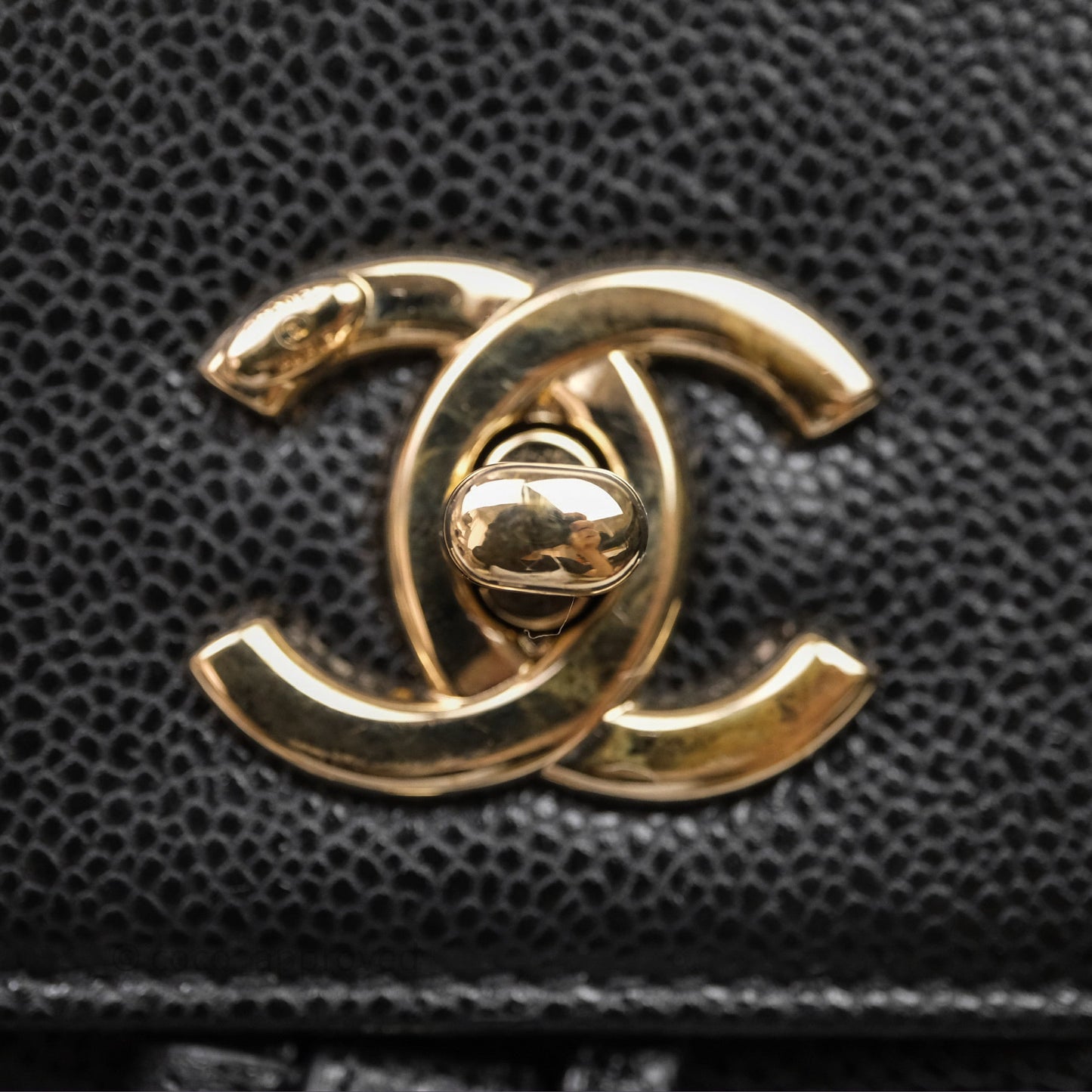 Chanel Quilted Business Affinity Backpack Black Caviar Gold Hardware