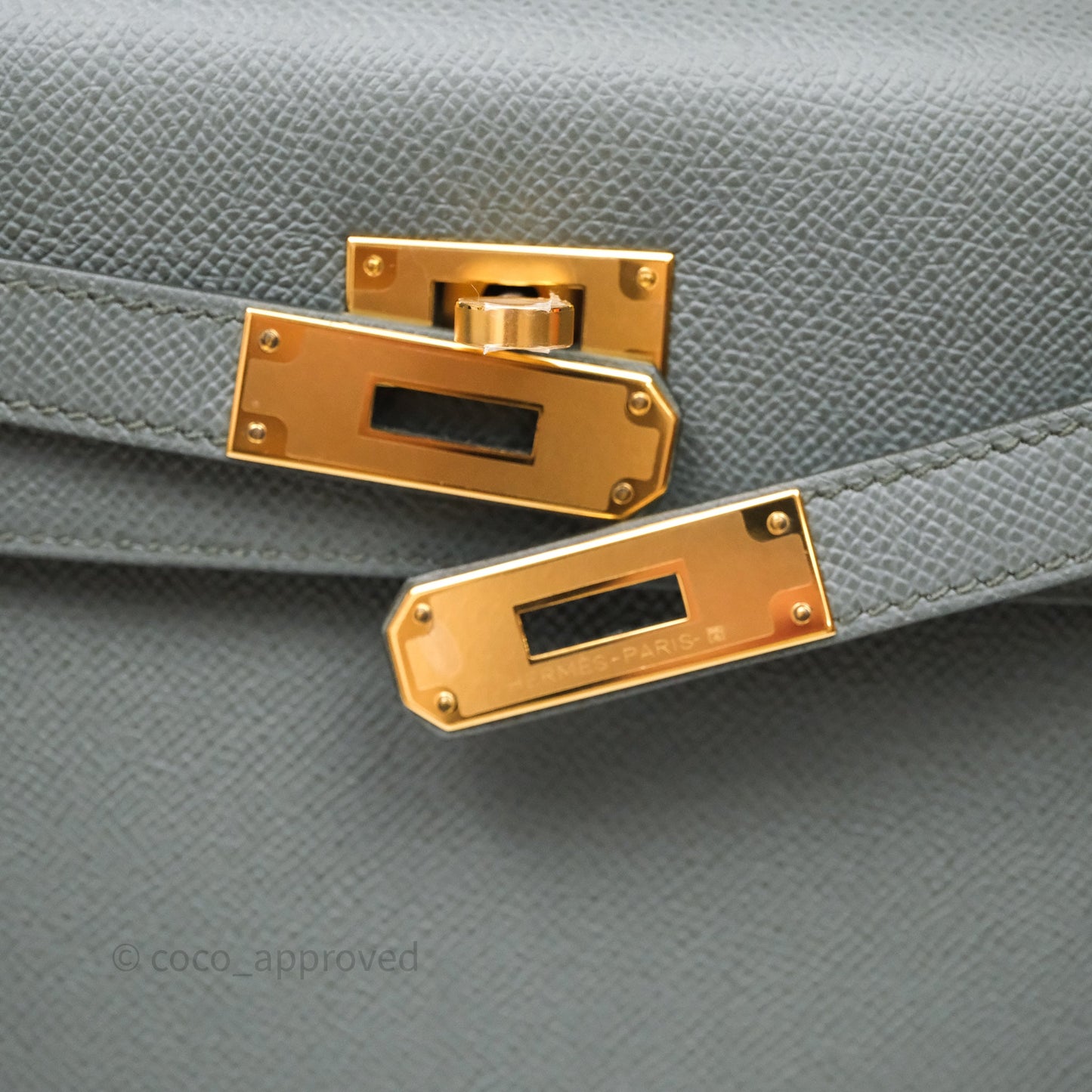Hermès Kelly 28 Sellier Vert Amanda 63 Epsom Gold Hardware