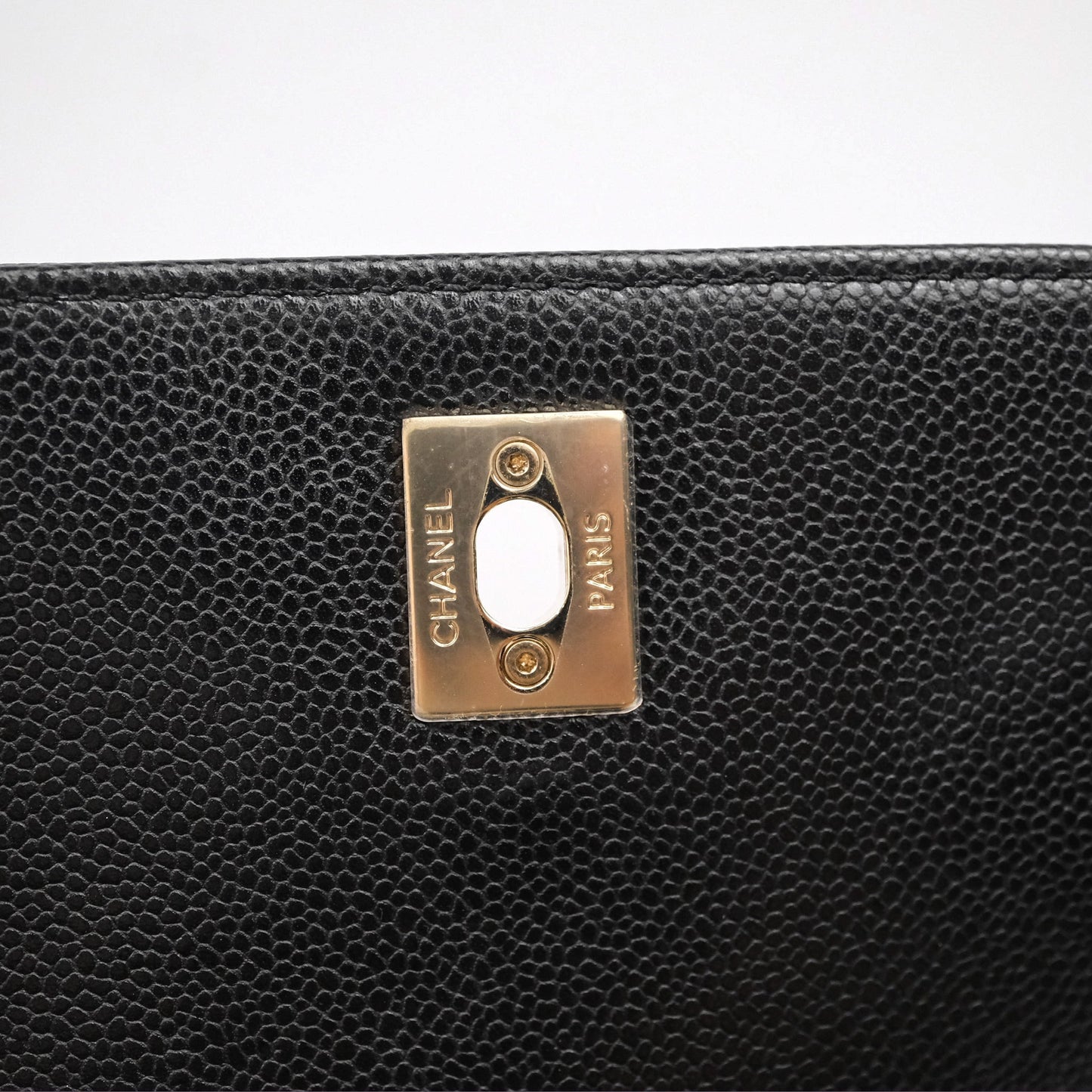Chanel Quilted Business Affinity Backpack Black Caviar Gold Hardware
