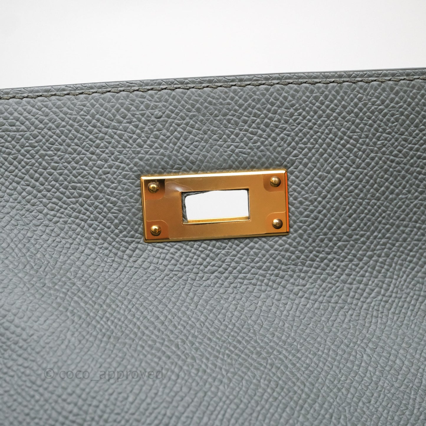Hermès Kelly 28 Sellier Vert Amanda 63 Epsom Gold Hardware