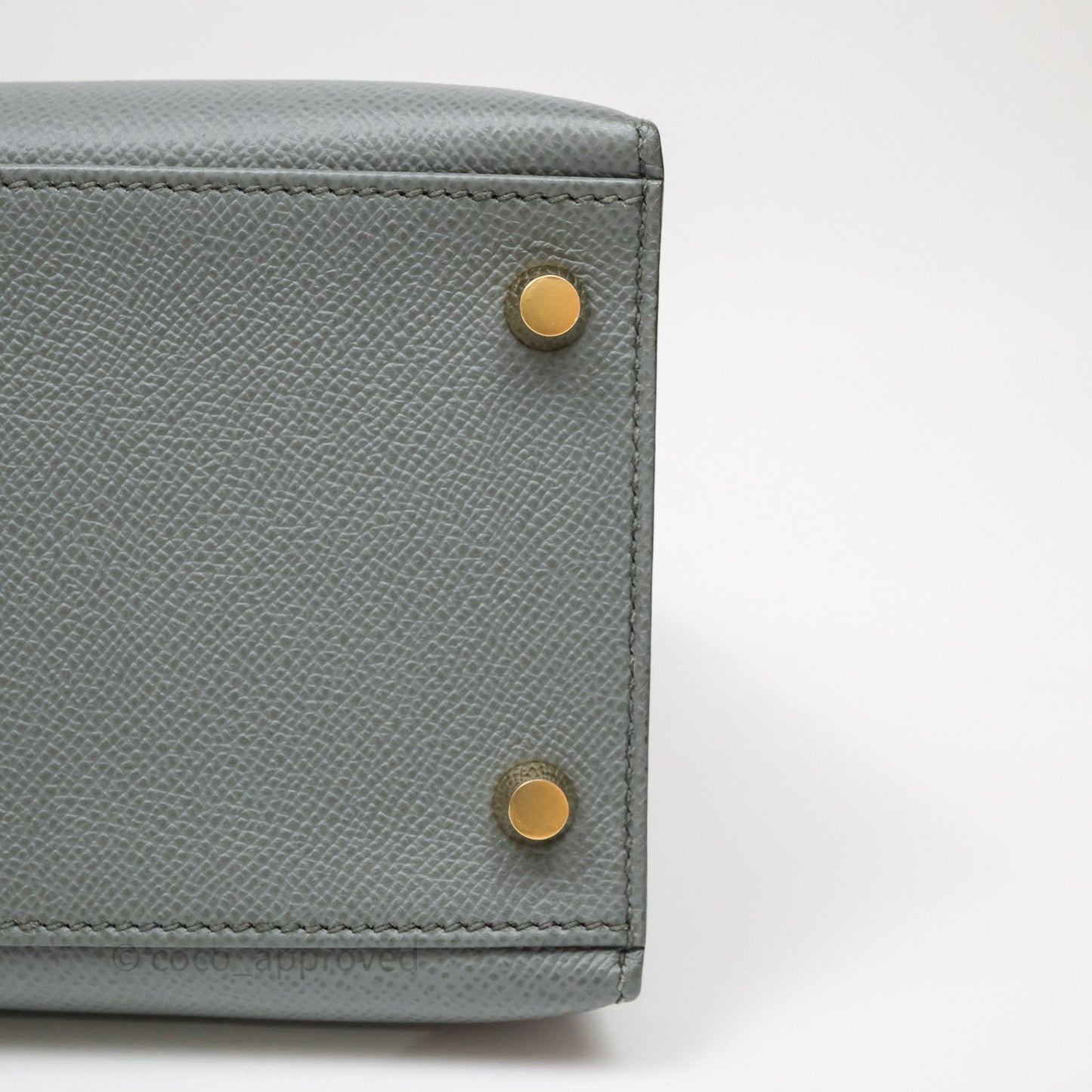 Hermès Kelly 28 Sellier Vert Amanda 63 Epsom Gold Hardware