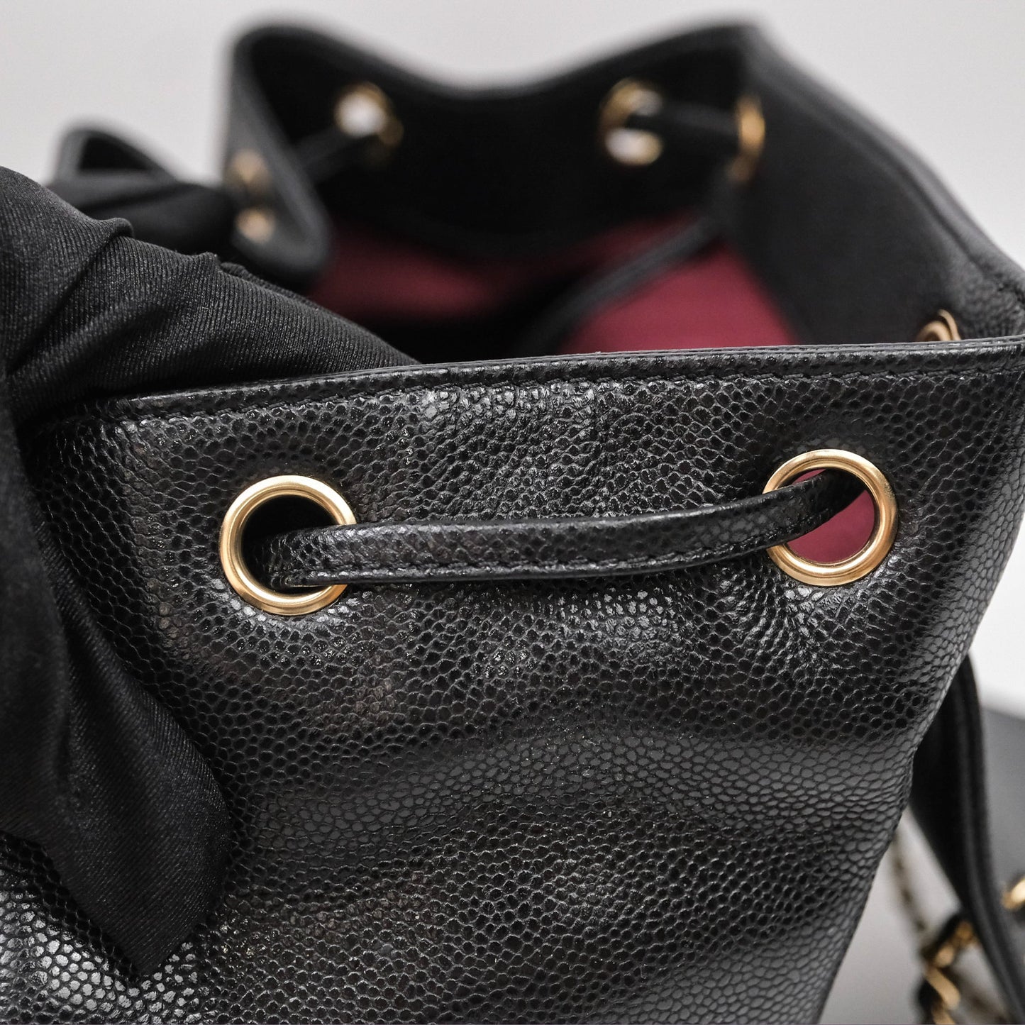 Chanel Quilted Business Affinity Backpack Black Caviar Gold Hardware
