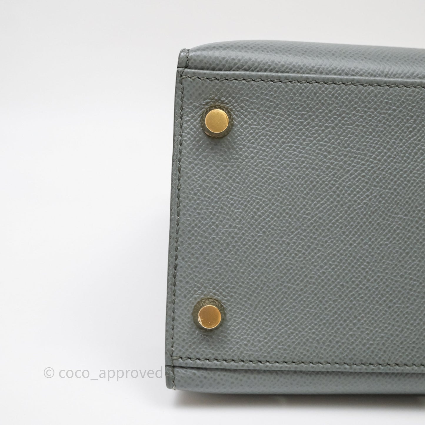 Hermès Kelly 28 Sellier Vert Amanda 63 Epsom Gold Hardware