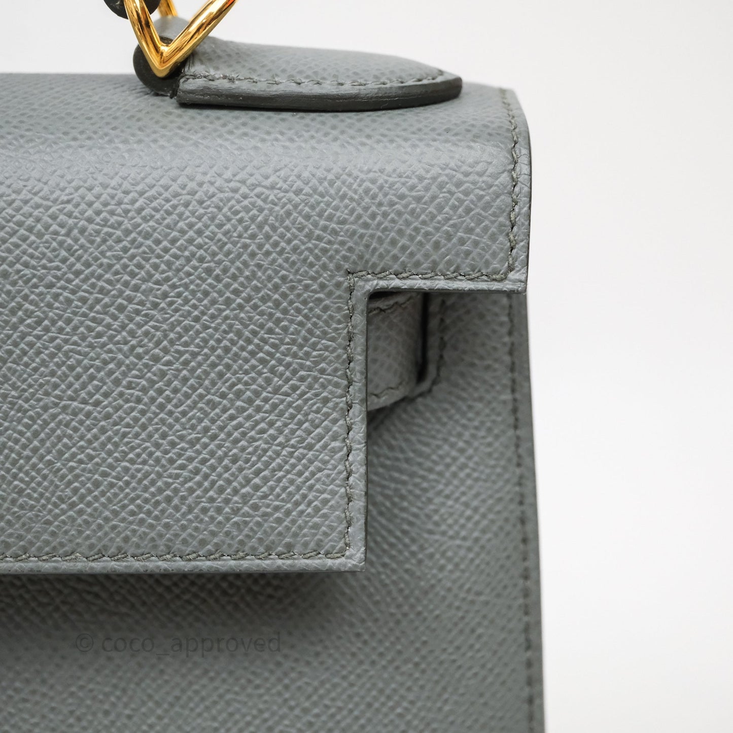 Hermès Kelly 28 Sellier Vert Amanda 63 Epsom Gold Hardware