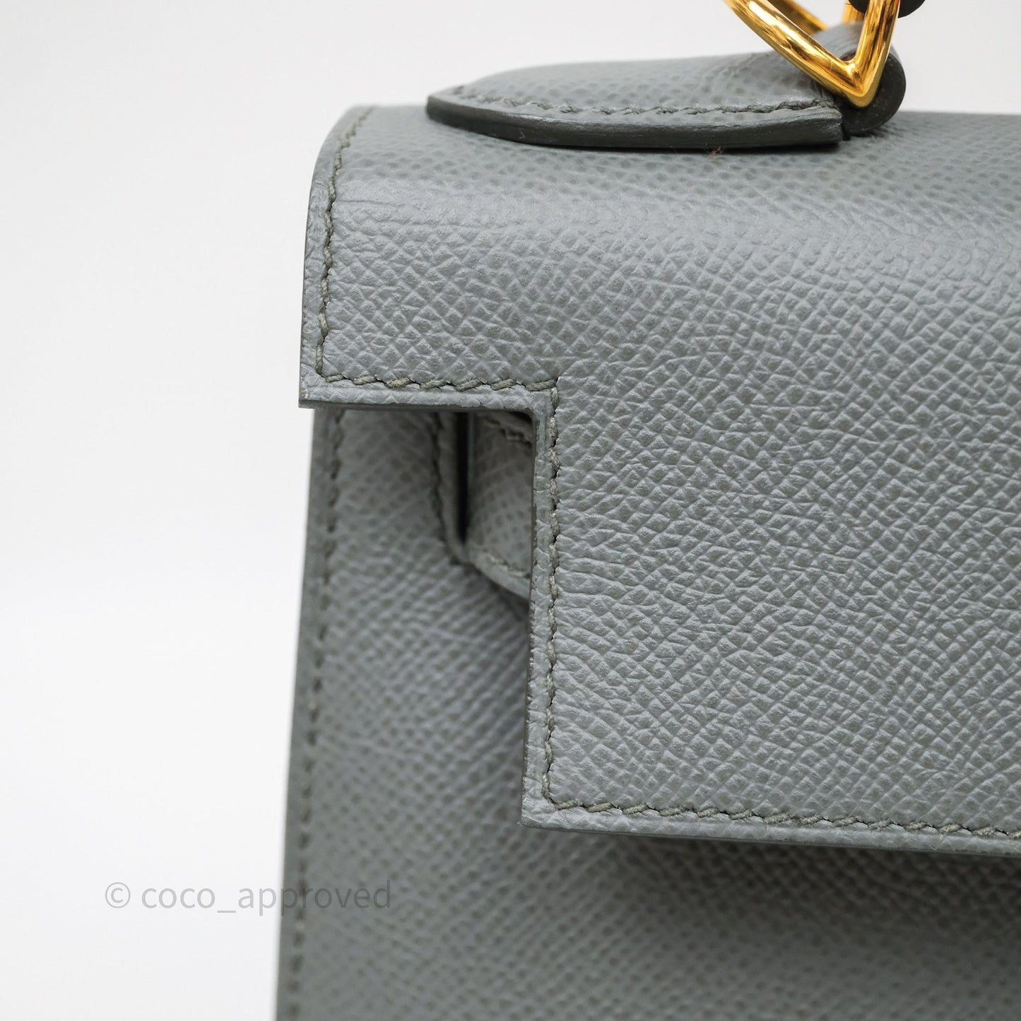 Hermès Kelly 28 Sellier Vert Amanda 63 Epsom Gold Hardware