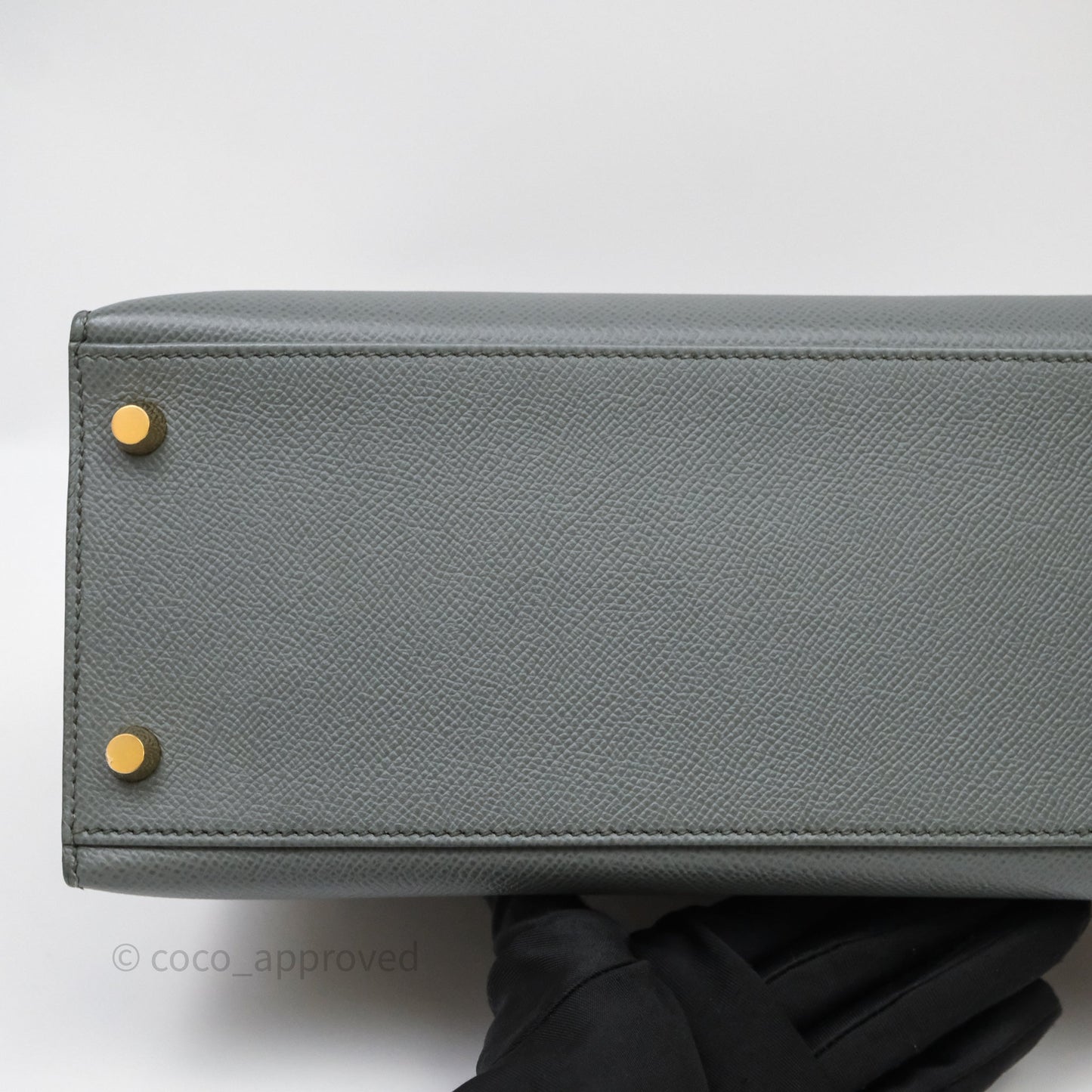 Hermès Kelly 28 Sellier Vert Amanda 63 Epsom Gold Hardware